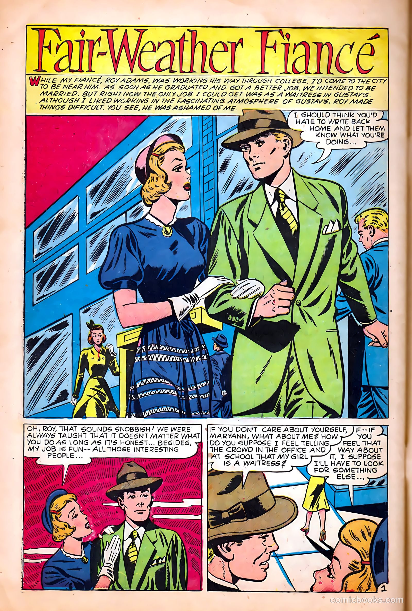 Glamorous Romances #47 (1950) — page 28 of 36