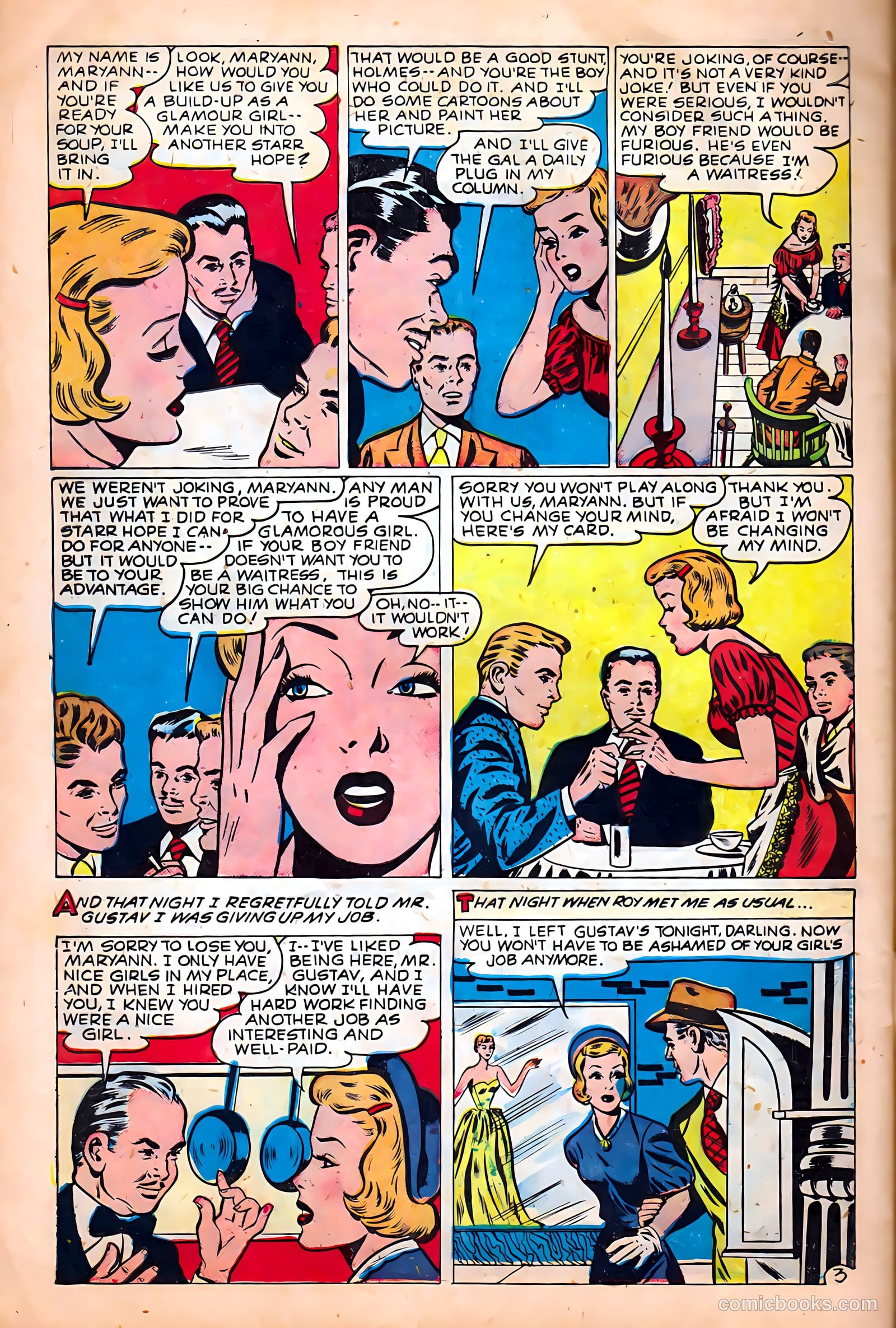 Glamorous Romances #47 (1950) — page 30 of 36