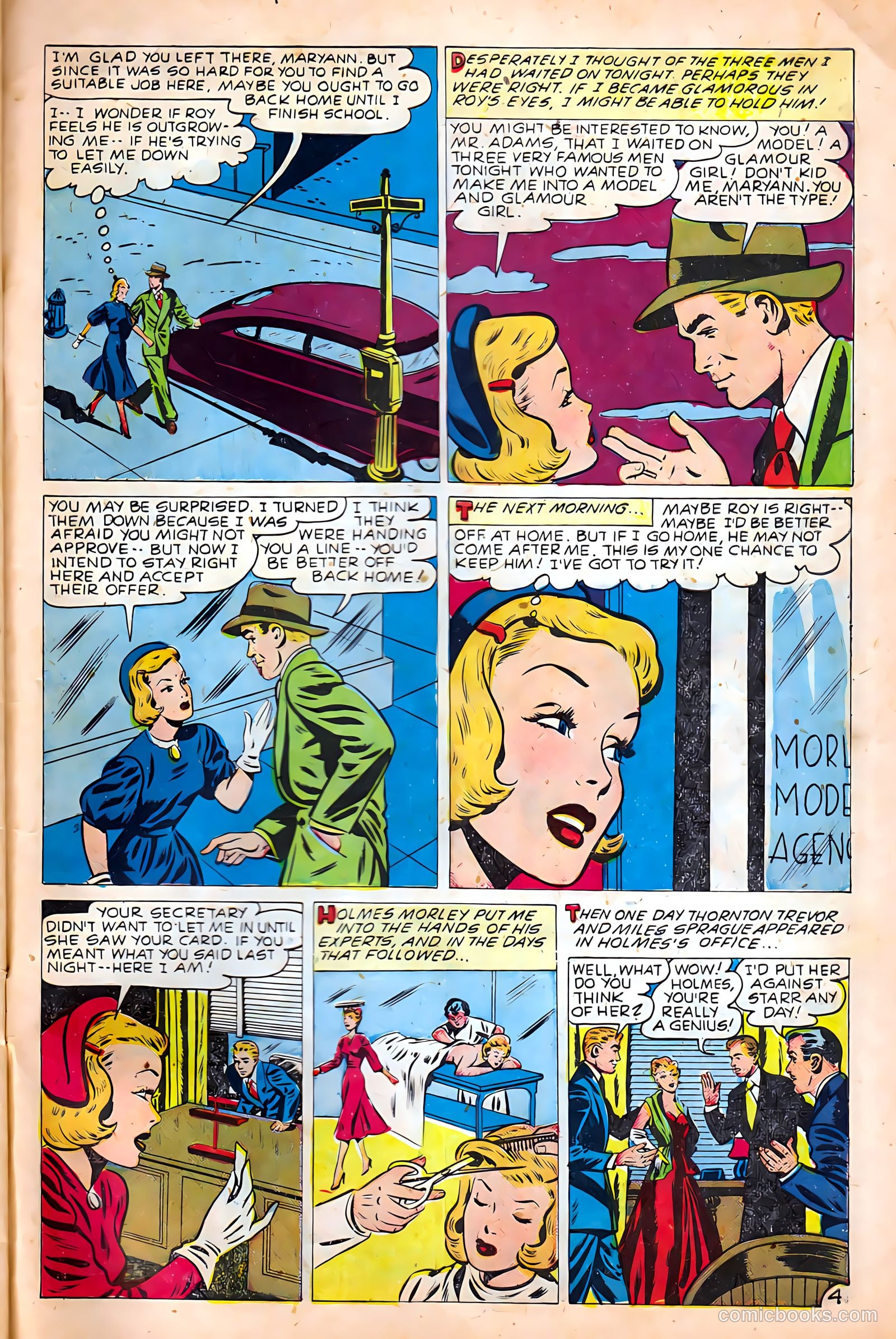 Glamorous Romances #47 (1950) — page 31 of 36