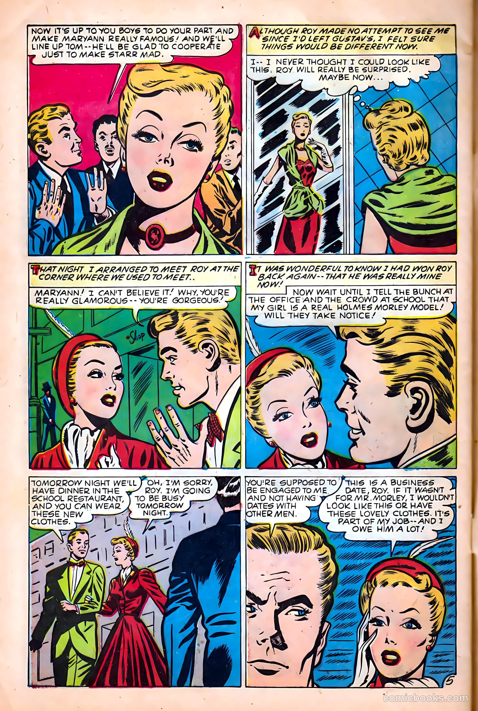 Glamorous Romances #47 (1950) — page 32 of 36