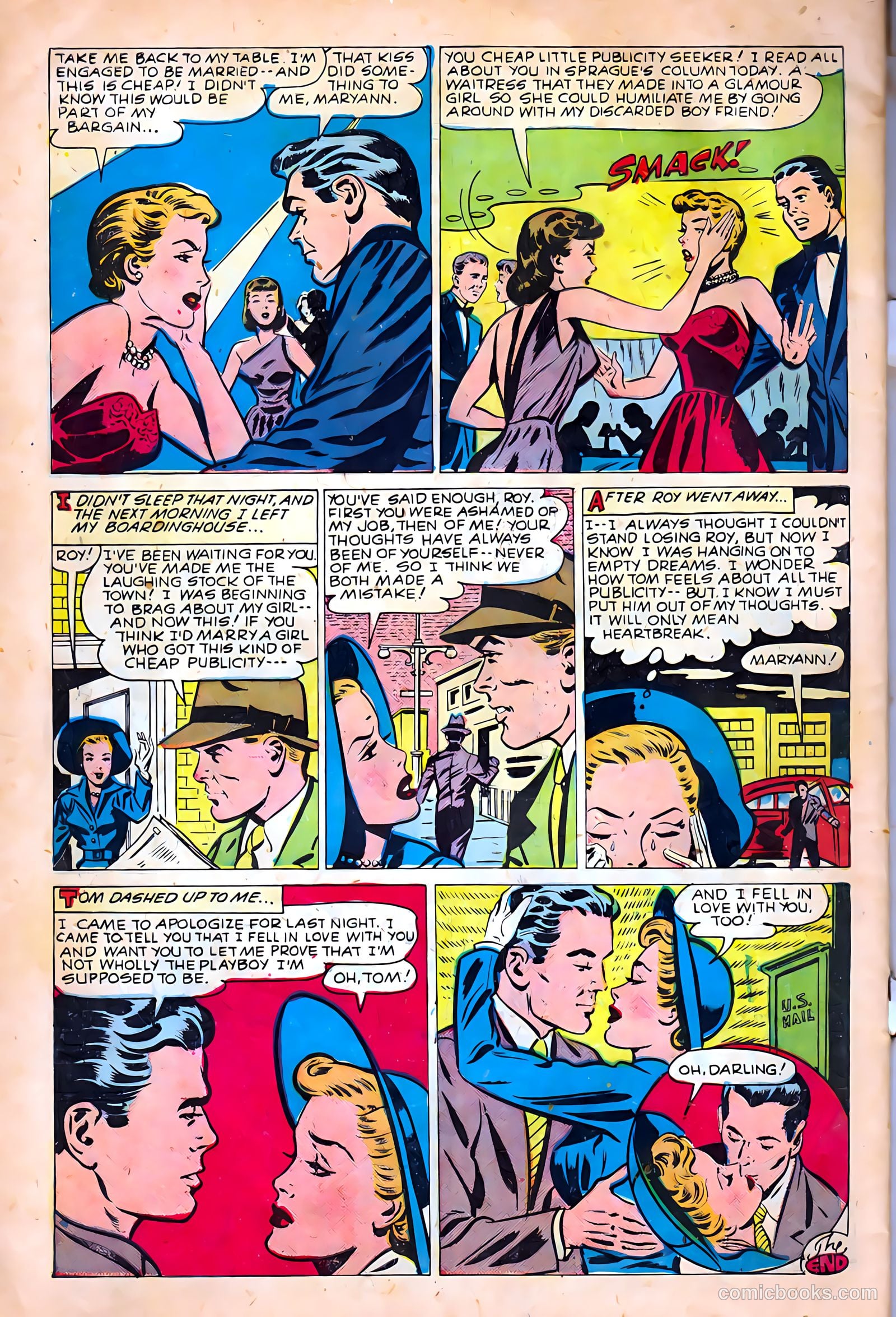Glamorous Romances #47 (1950) — page 34 of 36