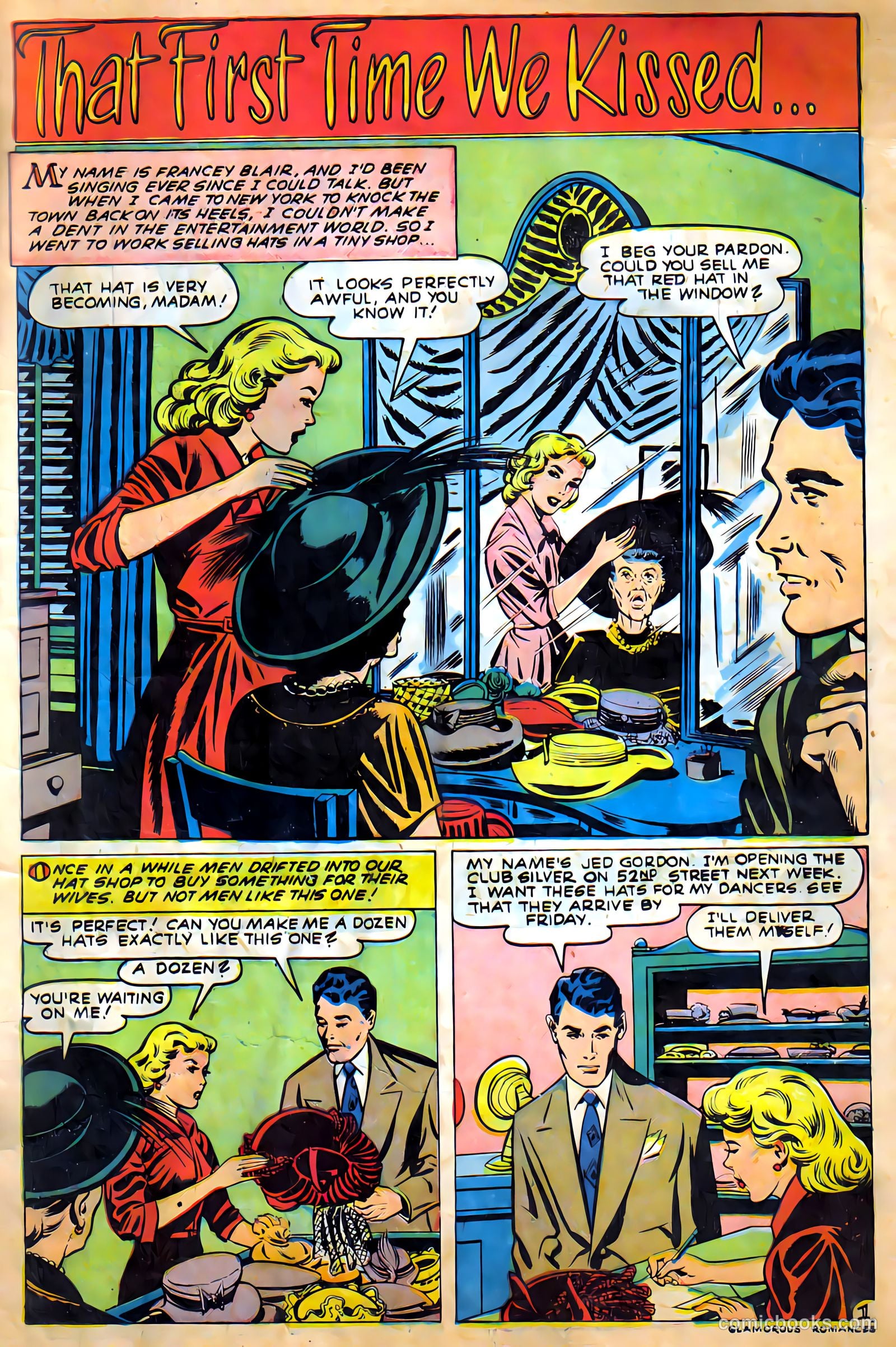 Glamorous Romances #48 (1950) — page 3 of 36