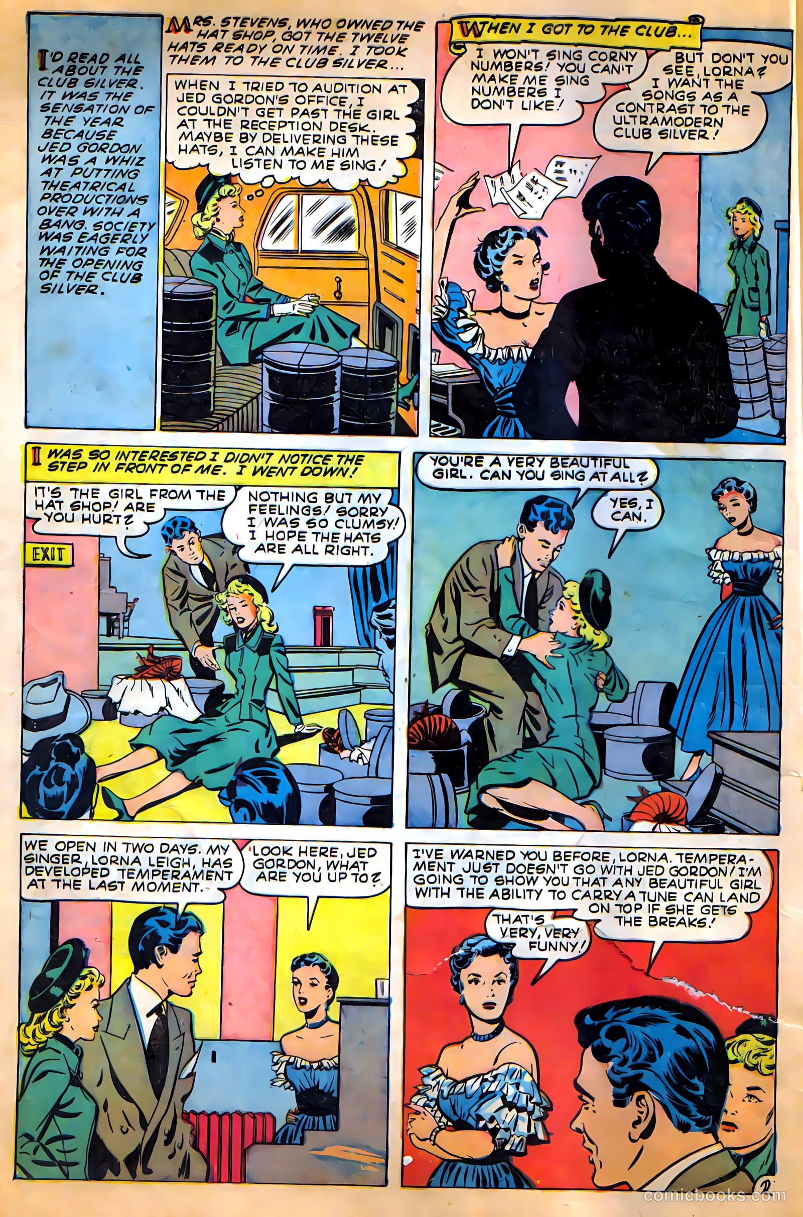 Glamorous Romances #48 (1950) — page 4 of 36