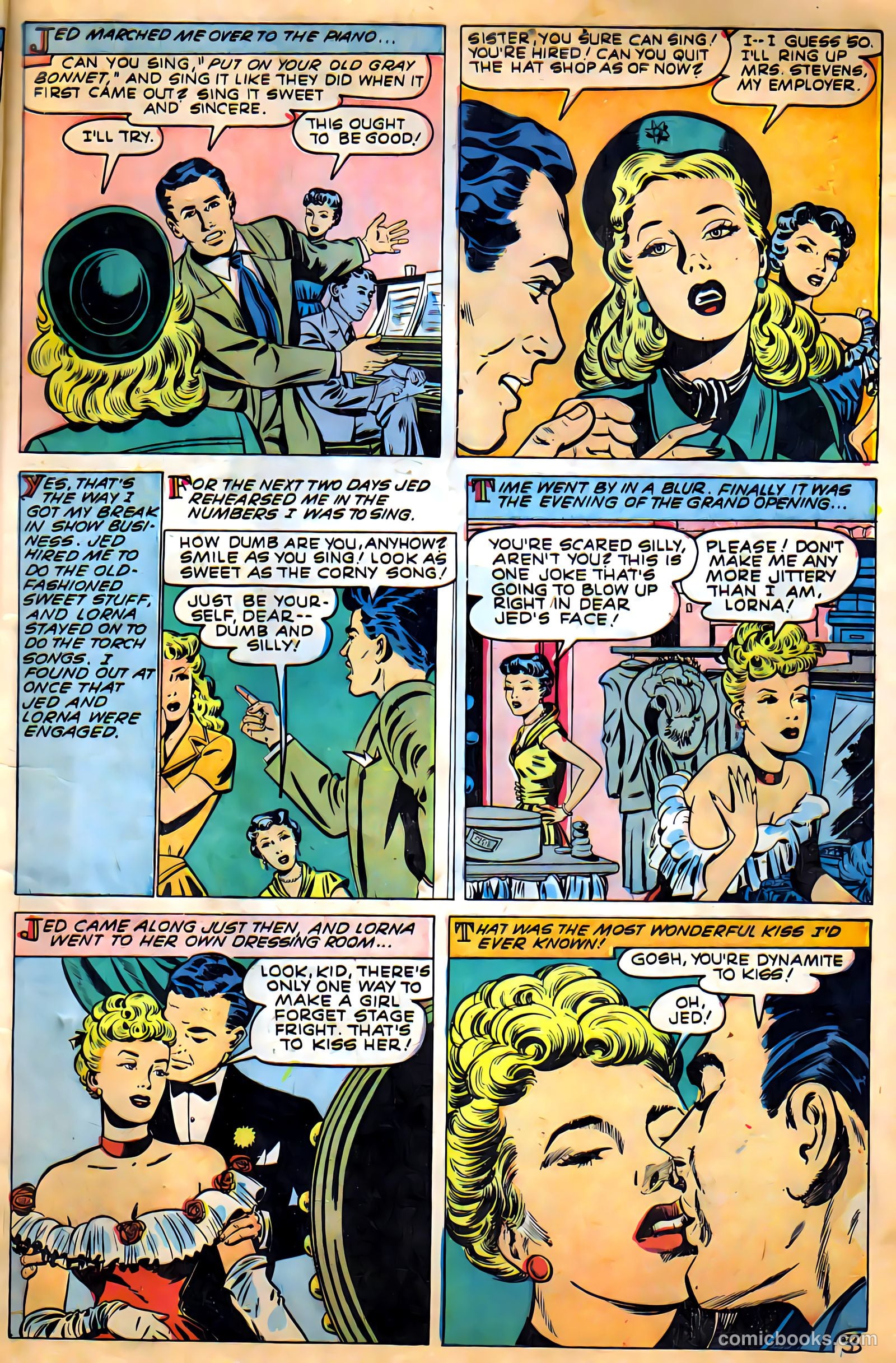 Glamorous Romances #48 (1950) — page 5 of 36