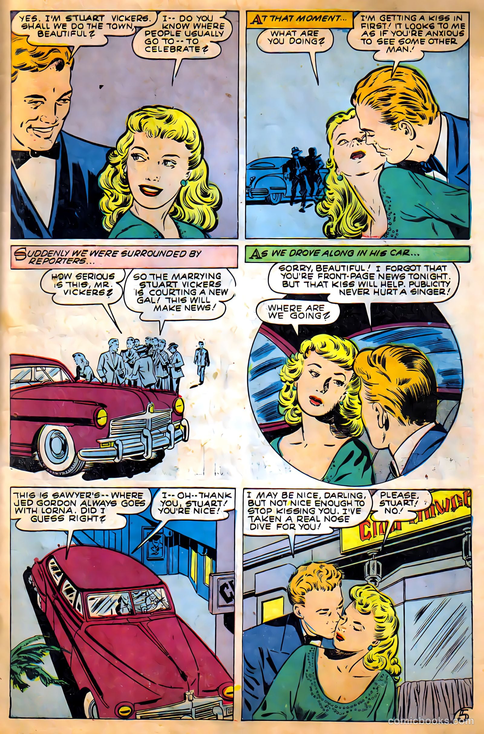 Glamorous Romances #48 (1950) — page 7 of 36