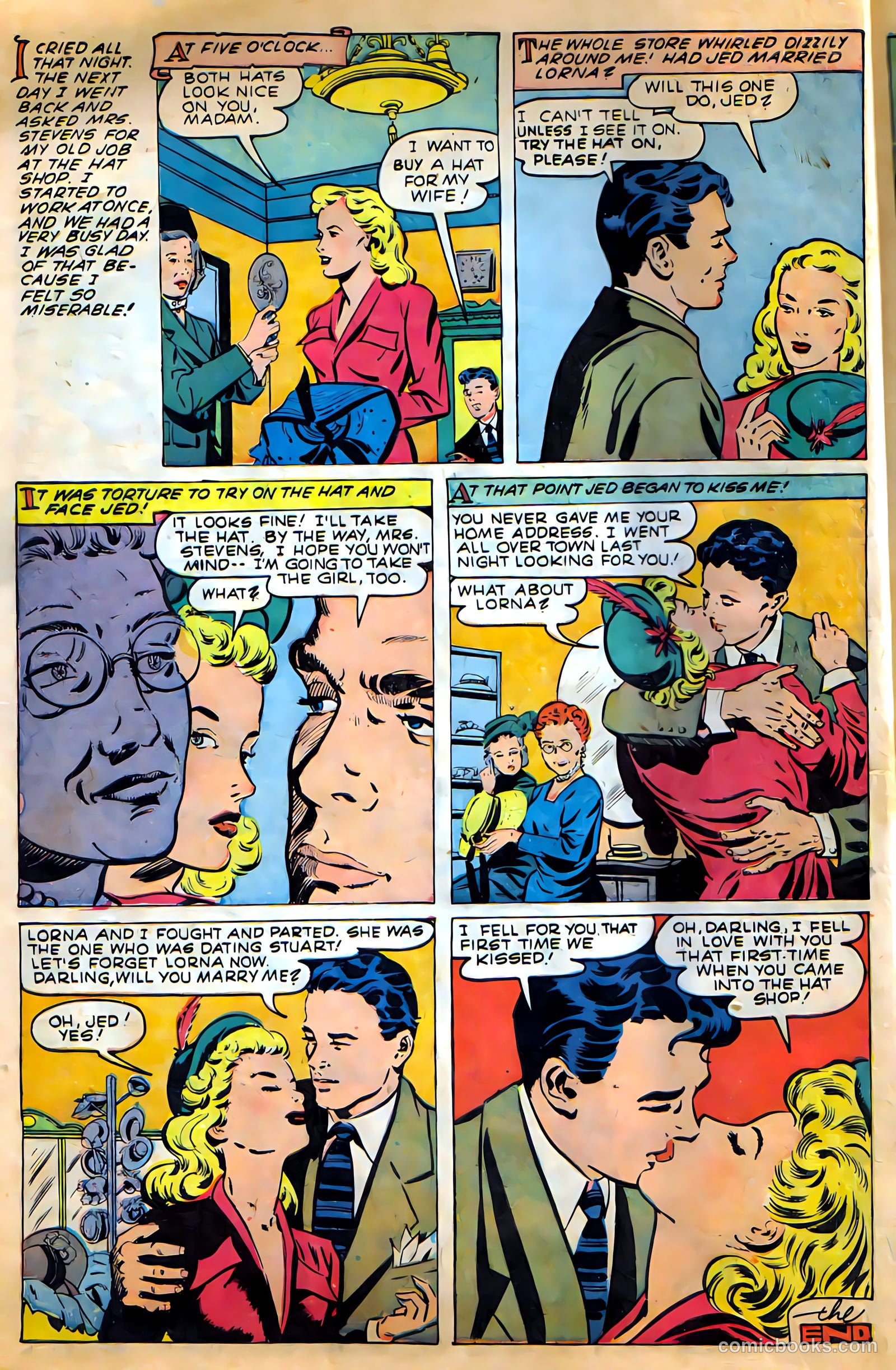 Glamorous Romances #48 (1950) — page 10 of 36