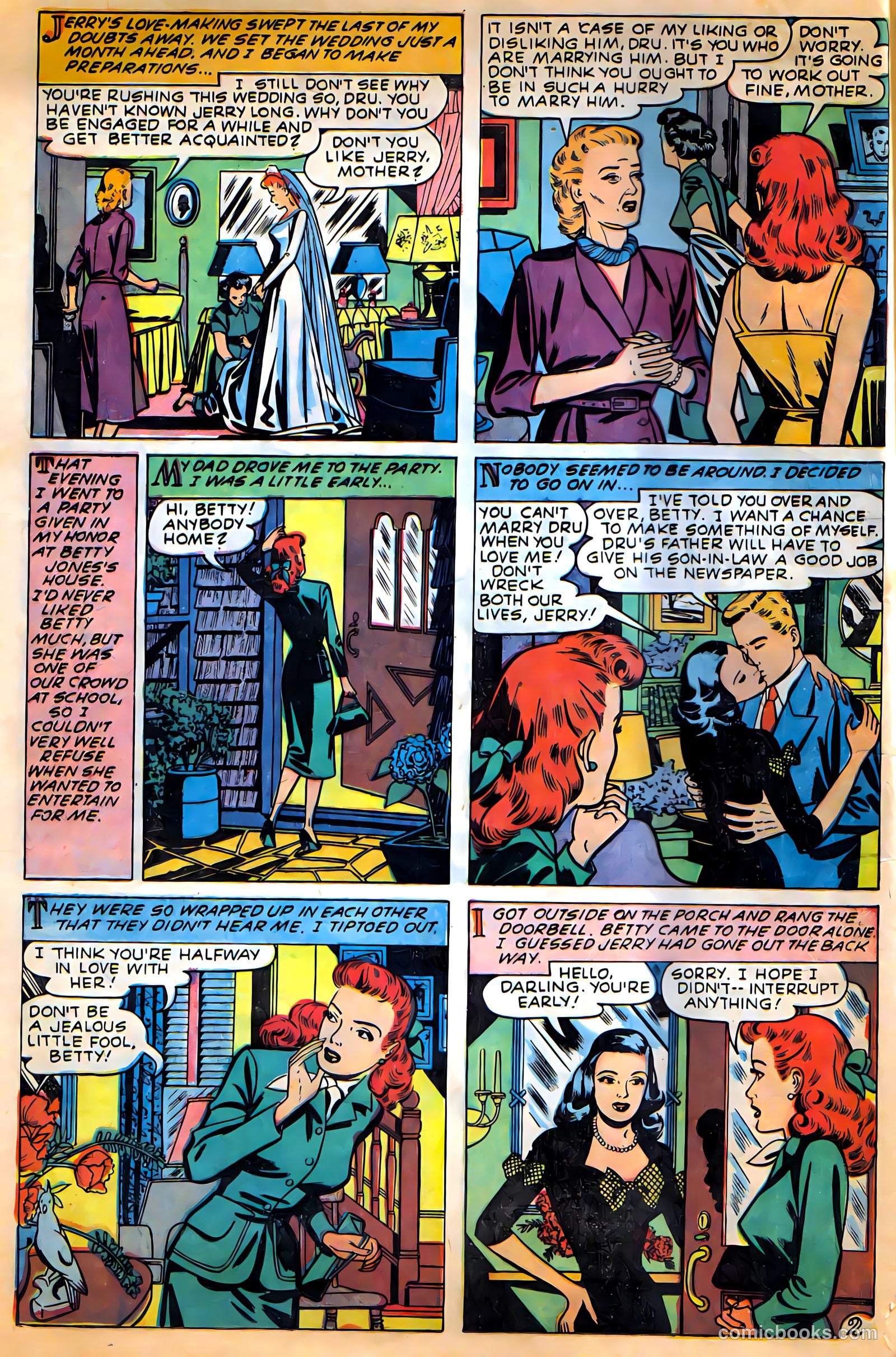 Glamorous Romances #48 (1950) — page 12 of 36