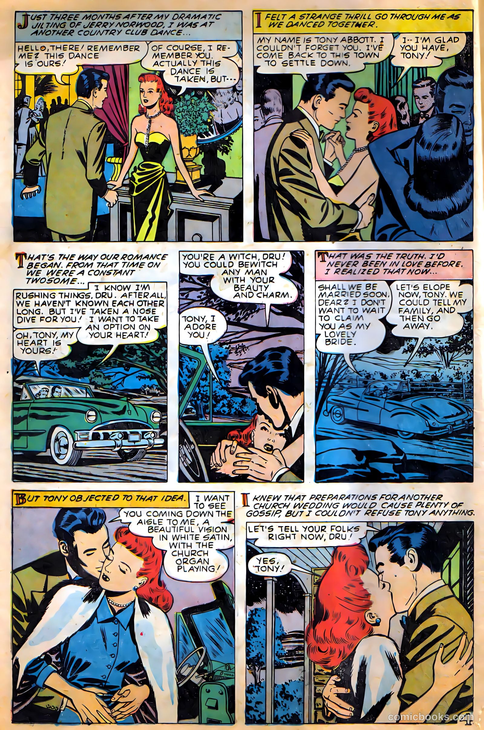 Glamorous Romances #48 (1950) — page 14 of 36