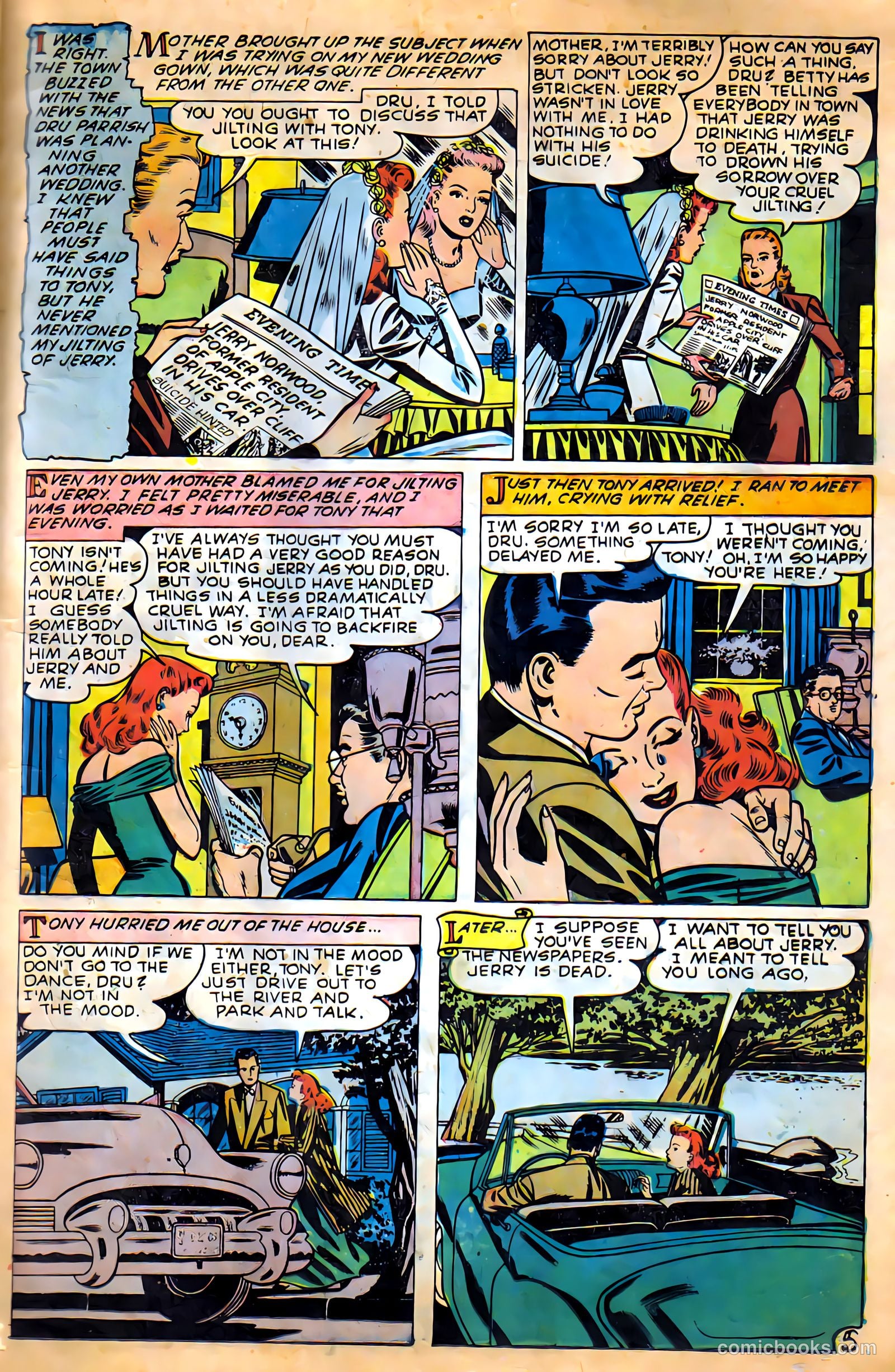 Glamorous Romances #48 (1950) — page 15 of 36
