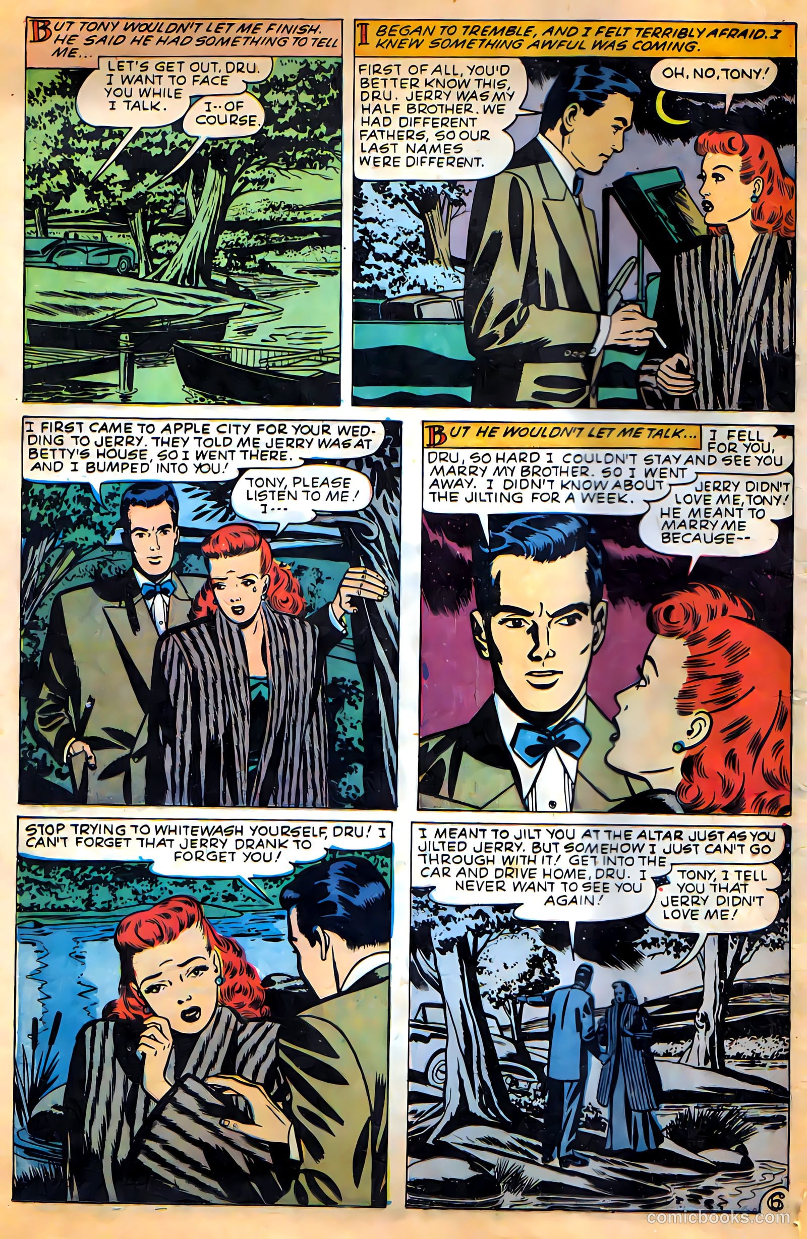Glamorous Romances #48 (1950) — page 16 of 36