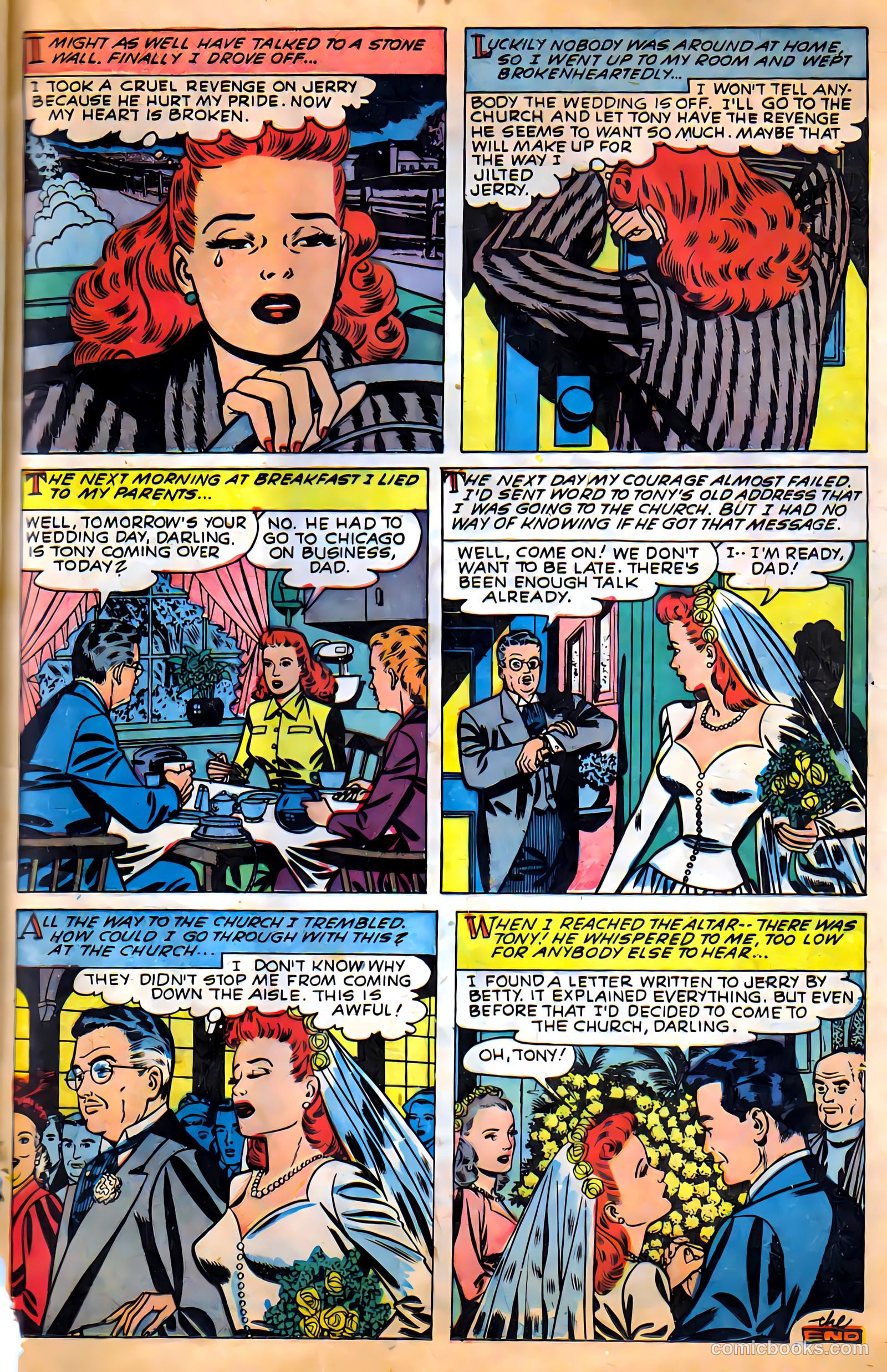 Glamorous Romances #48 (1950) — page 17 of 36