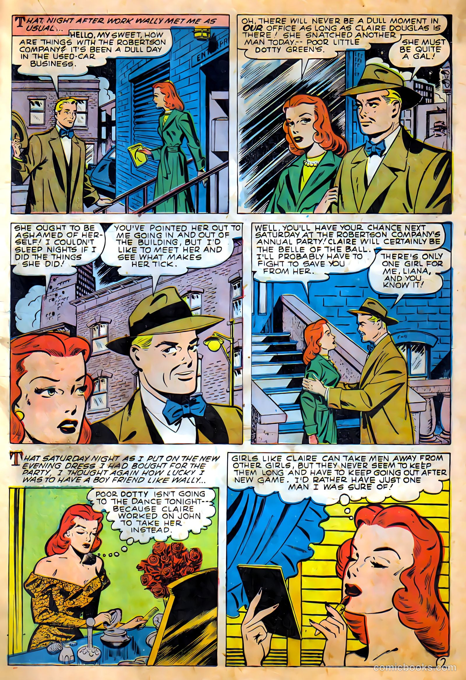 Glamorous Romances #48 (1950) — page 19 of 36