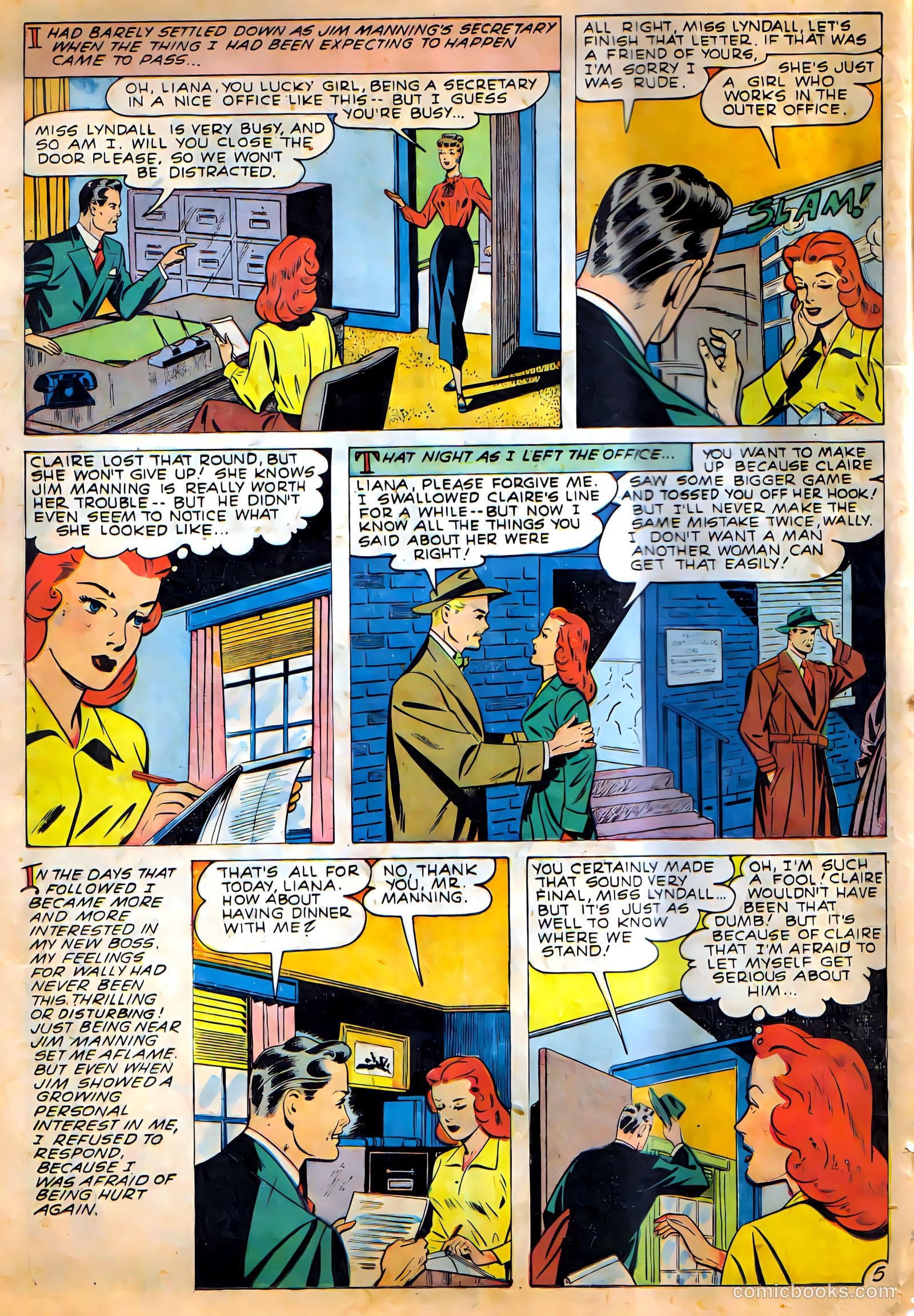 Glamorous Romances #48 (1950) — page 22 of 36