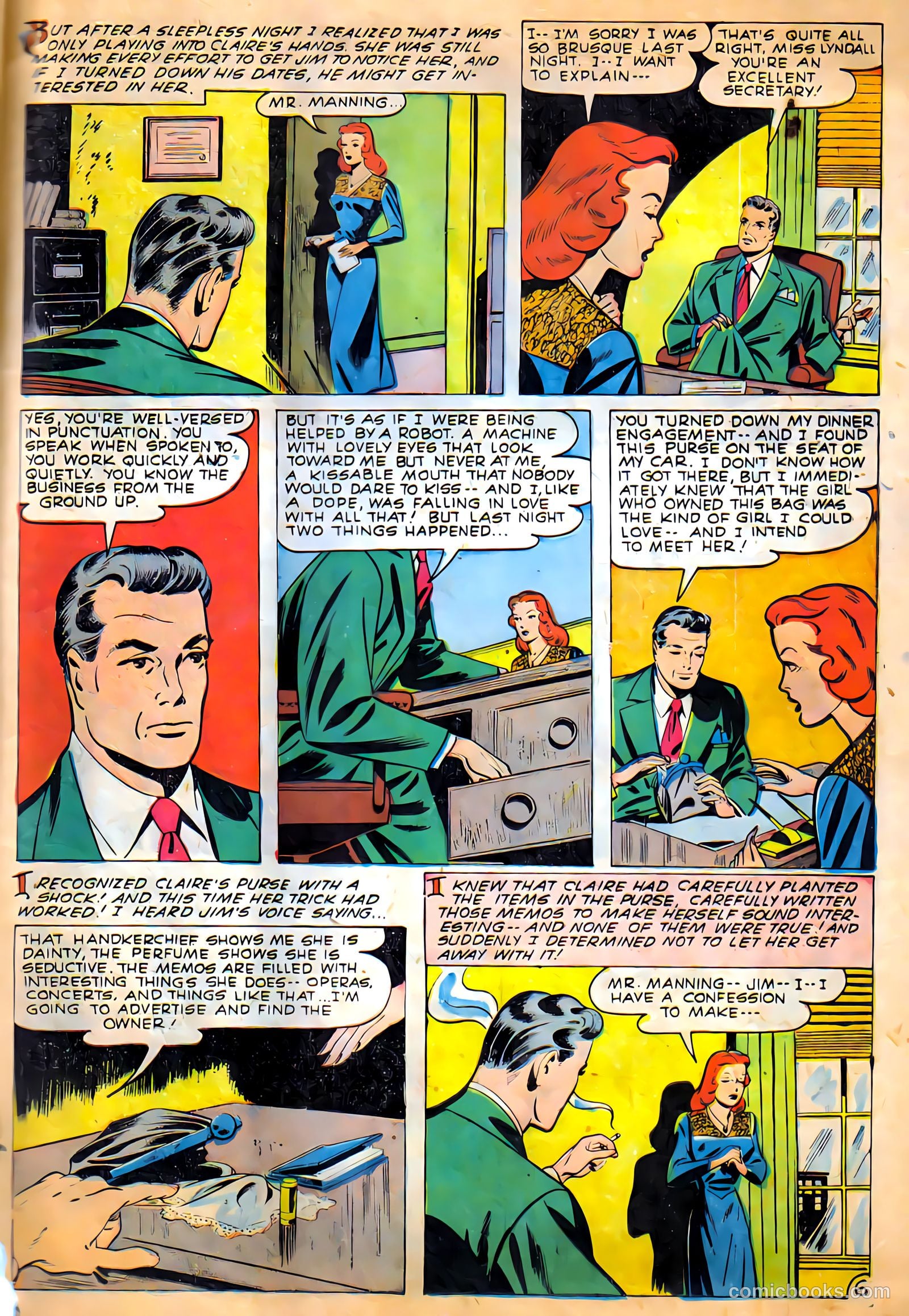 Glamorous Romances #48 (1950) — page 23 of 36