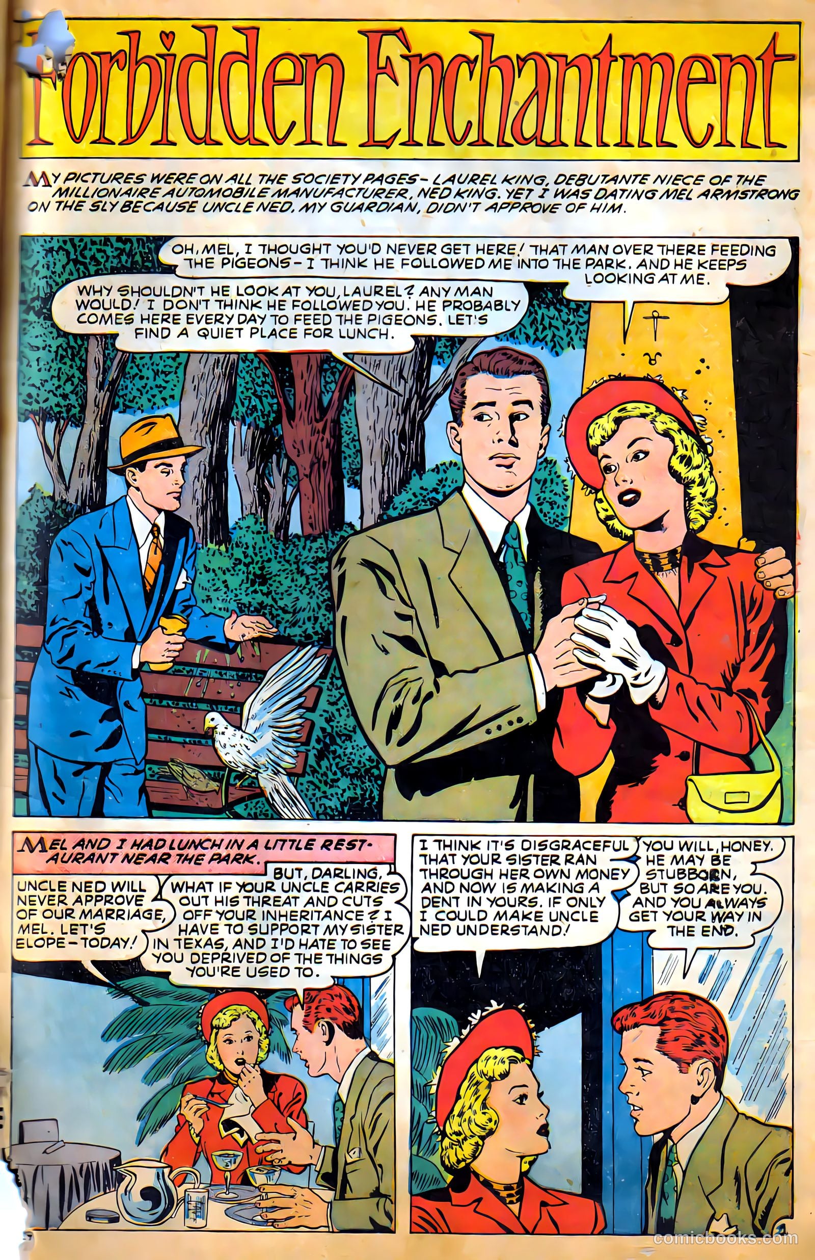 Glamorous Romances #48 (1950) — page 27 of 36