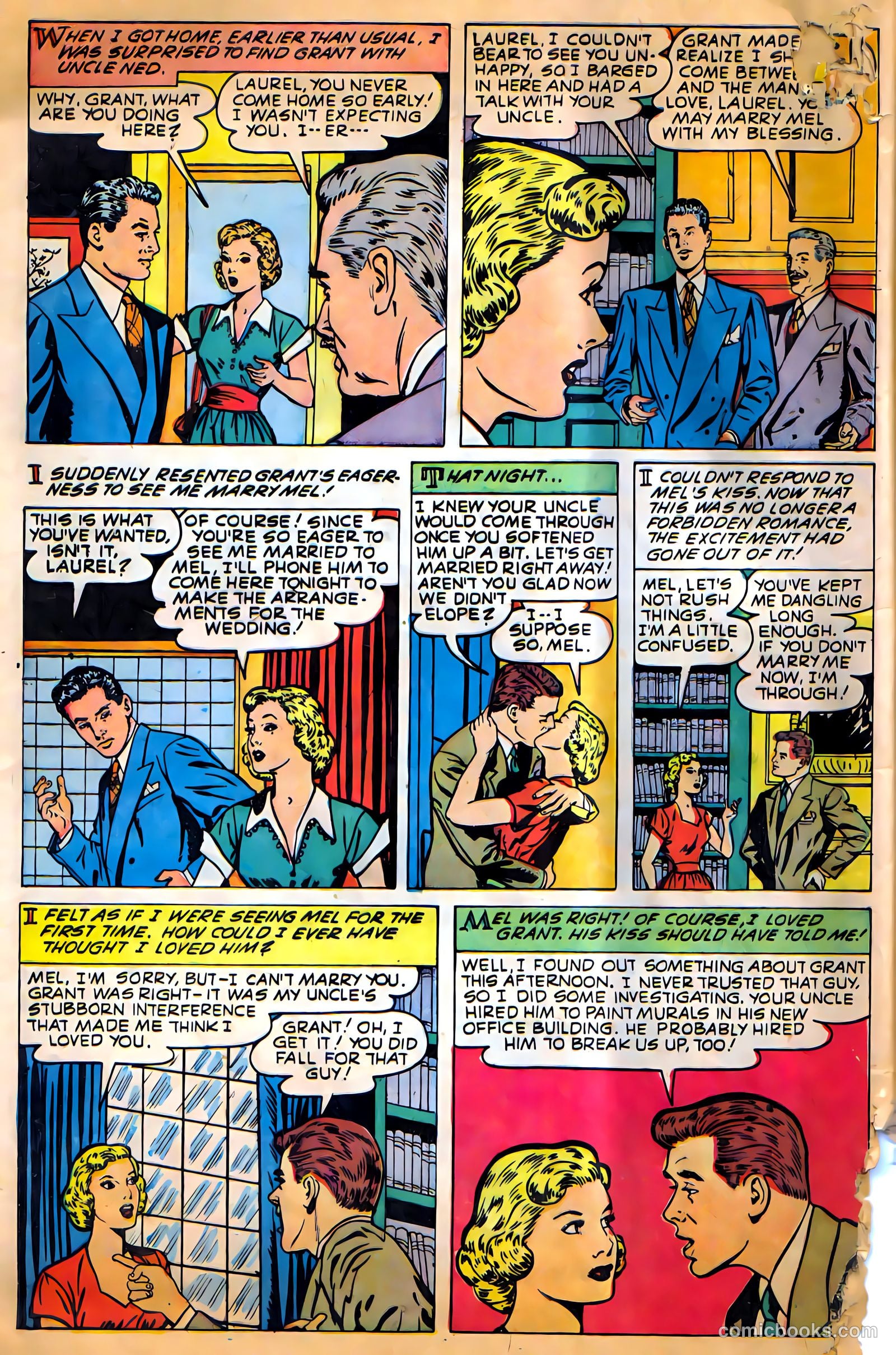 Glamorous Romances #48 (1950) — page 32 of 36