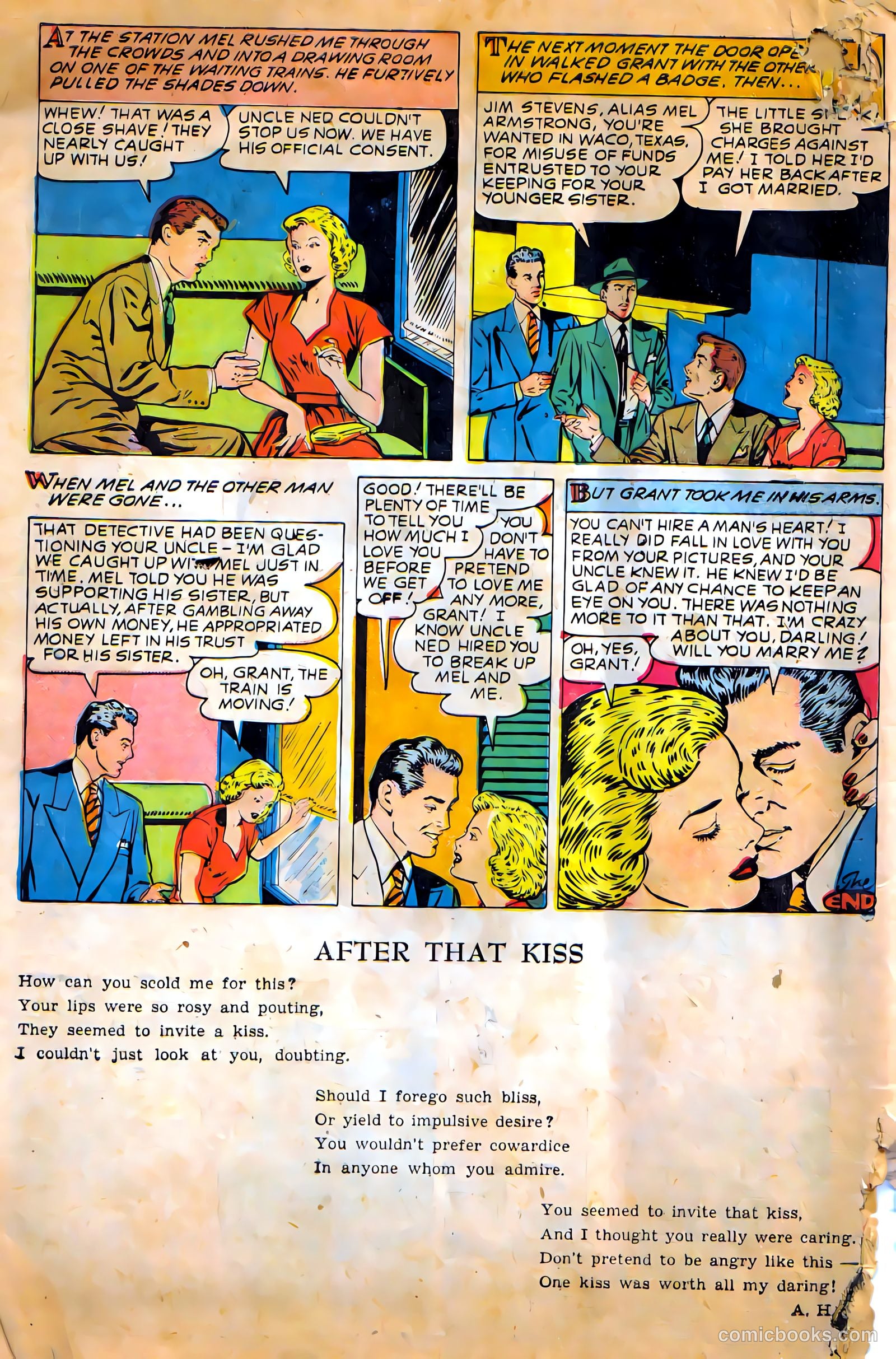 Glamorous Romances #48 (1950) — page 34 of 36