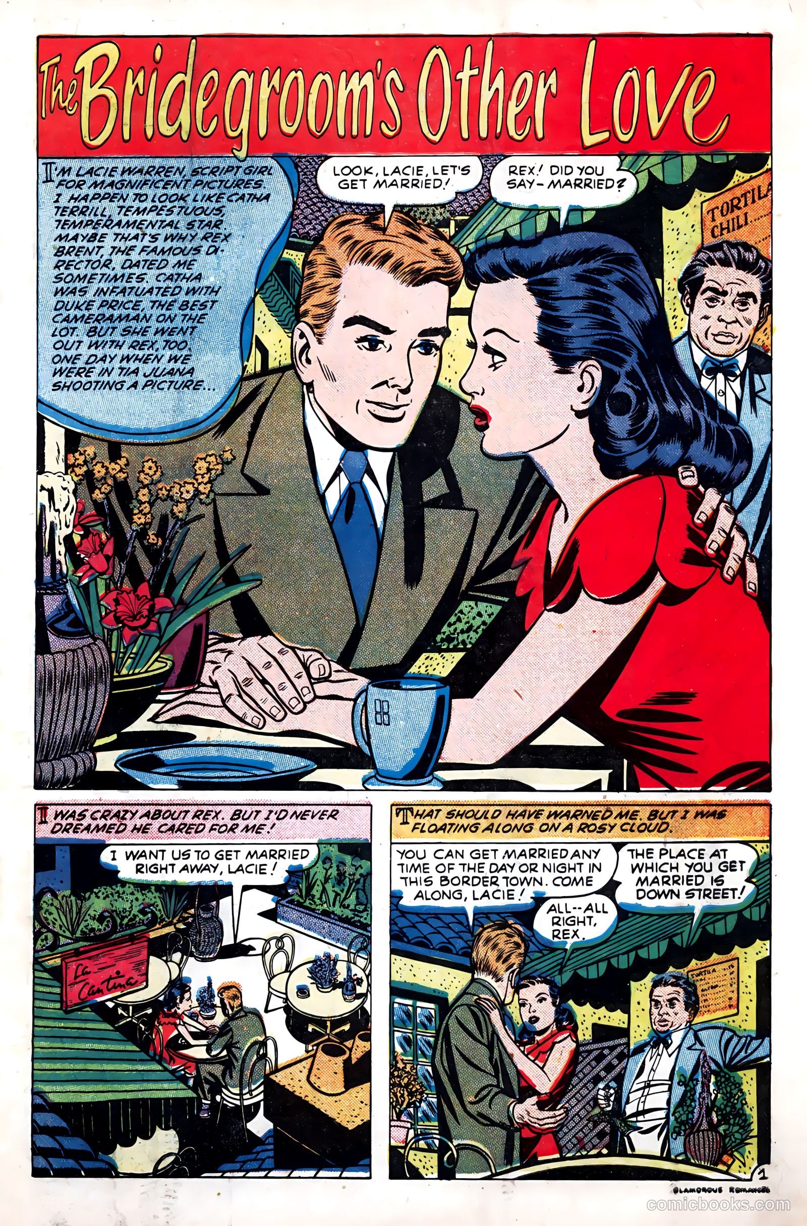 Glamorous Romances #49 (1950) — page 3 of 37