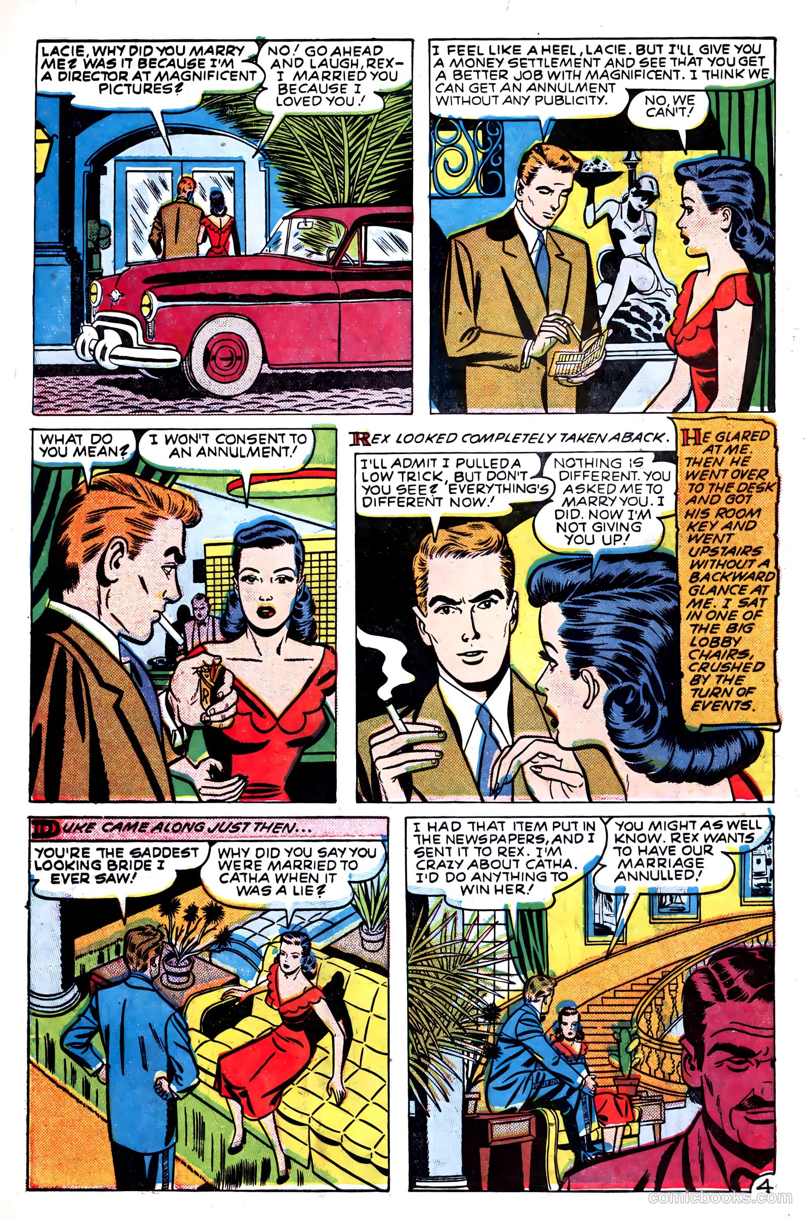 Glamorous Romances #49 (1950) — page 6 of 37