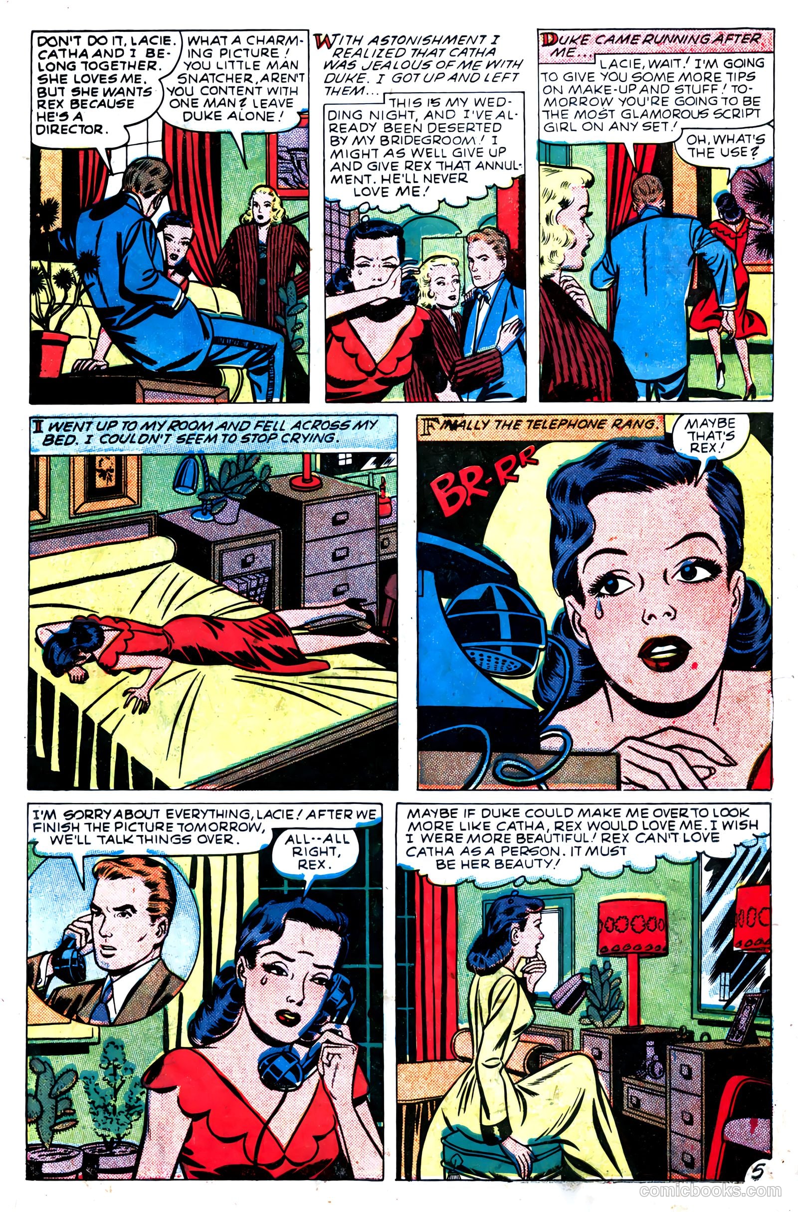 Glamorous Romances #49 (1950) — page 7 of 37
