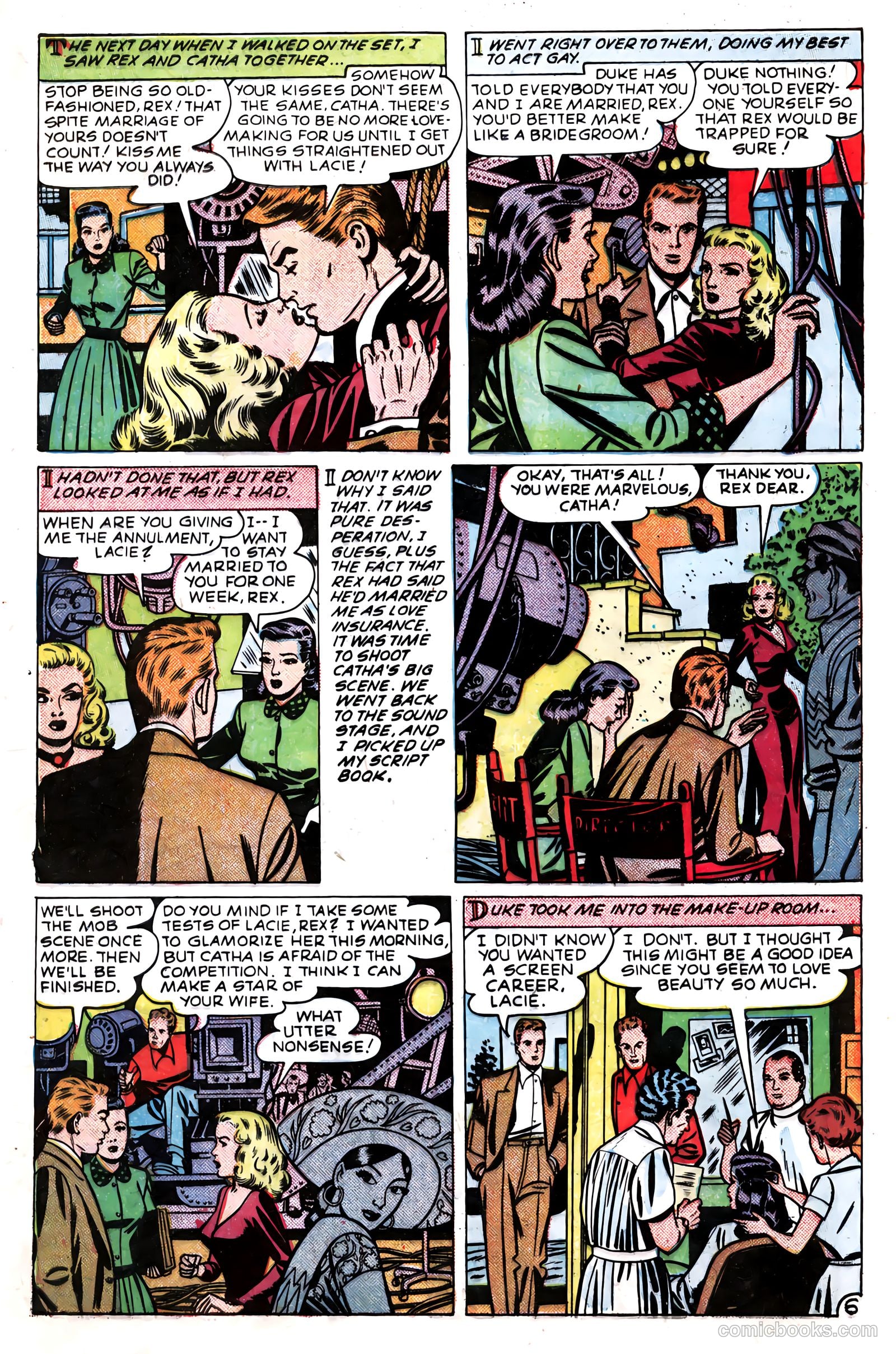 Glamorous Romances #49 (1950) — page 8 of 37
