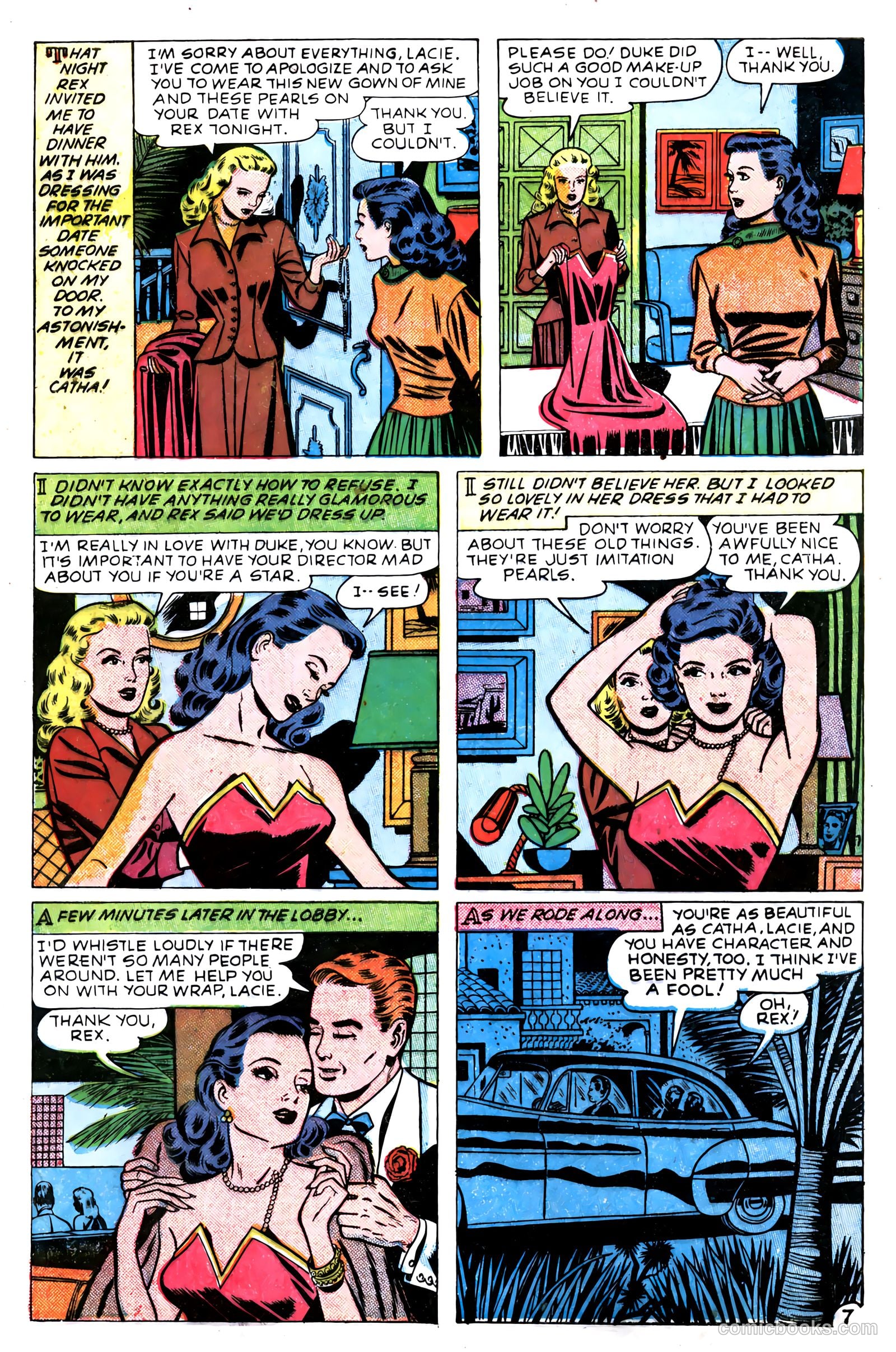 Glamorous Romances #49 (1950) — page 9 of 37