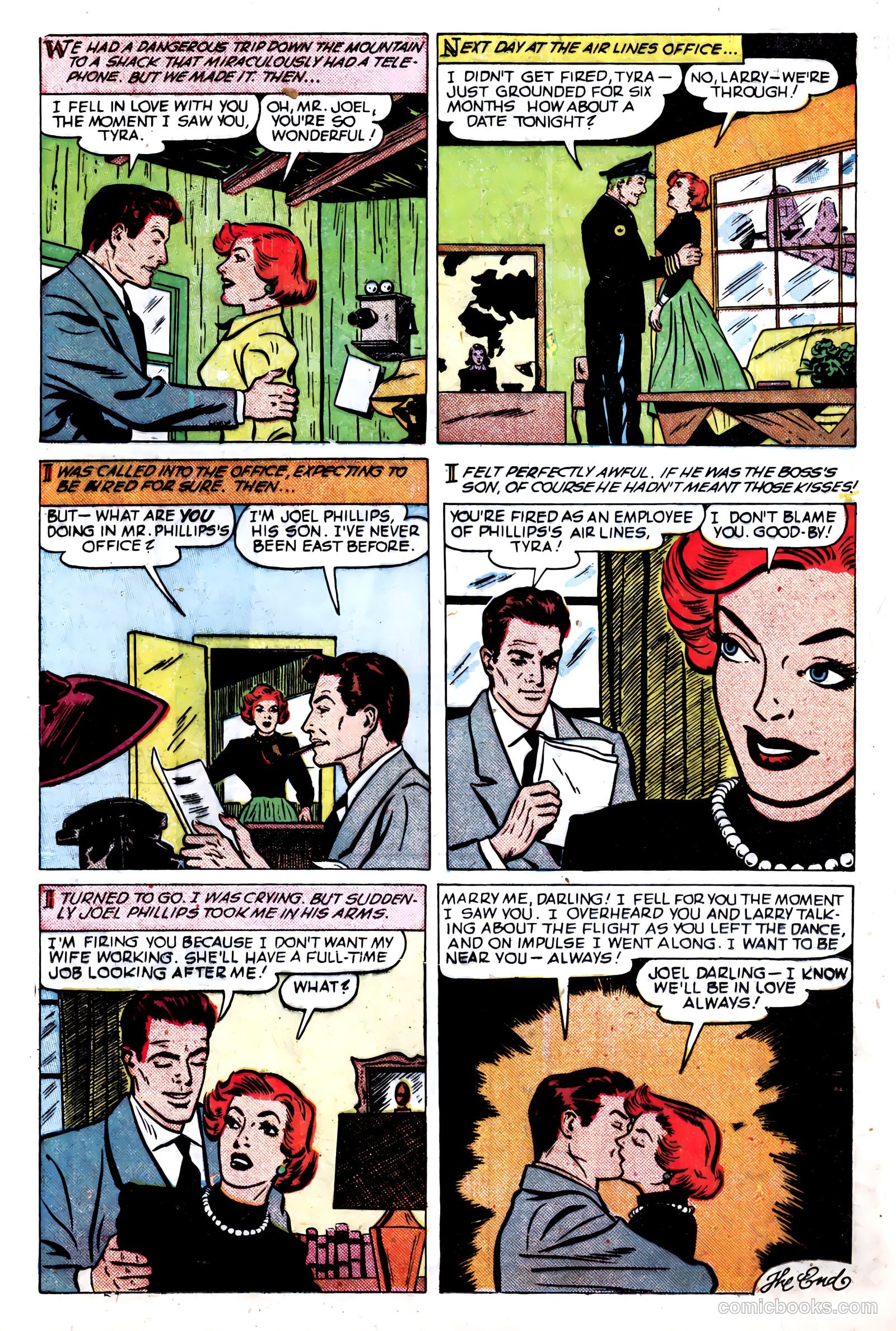Glamorous Romances #49 (1950) — page 17 of 37