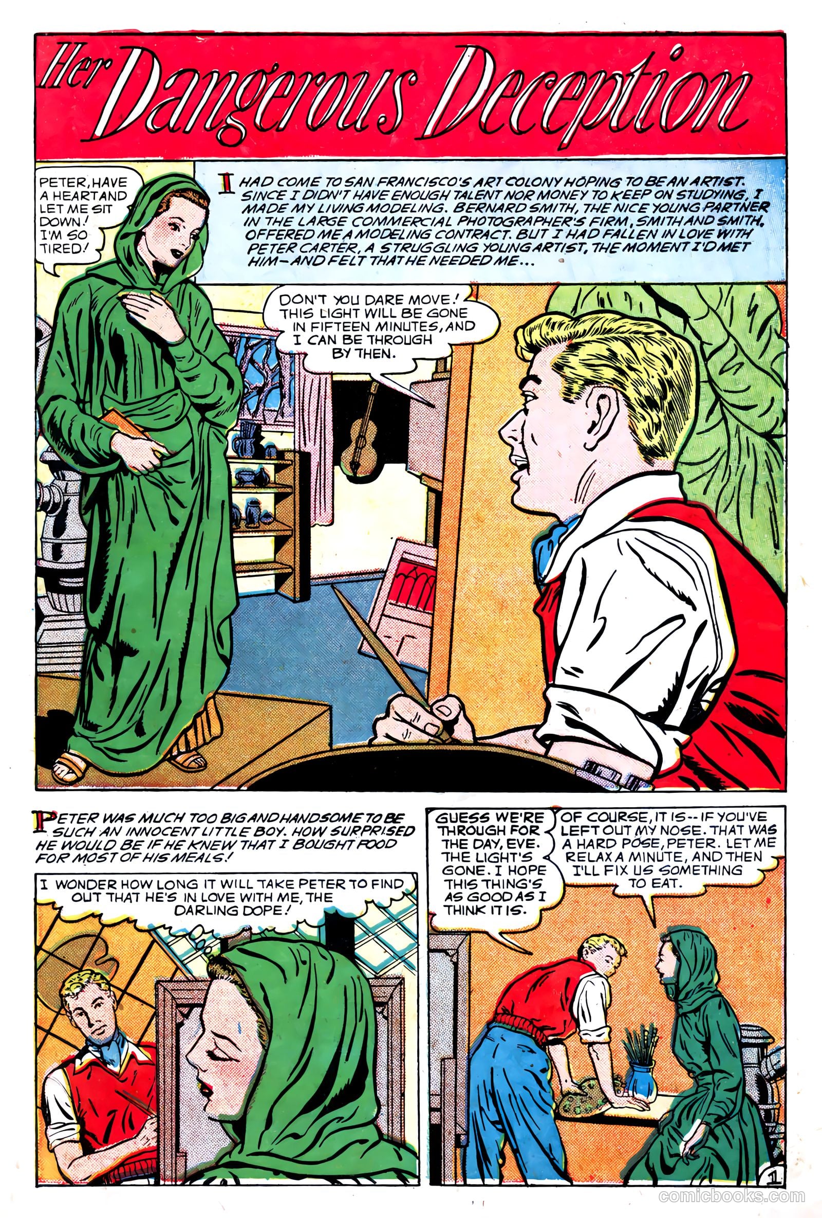 Glamorous Romances #49 (1950) — page 27 of 37