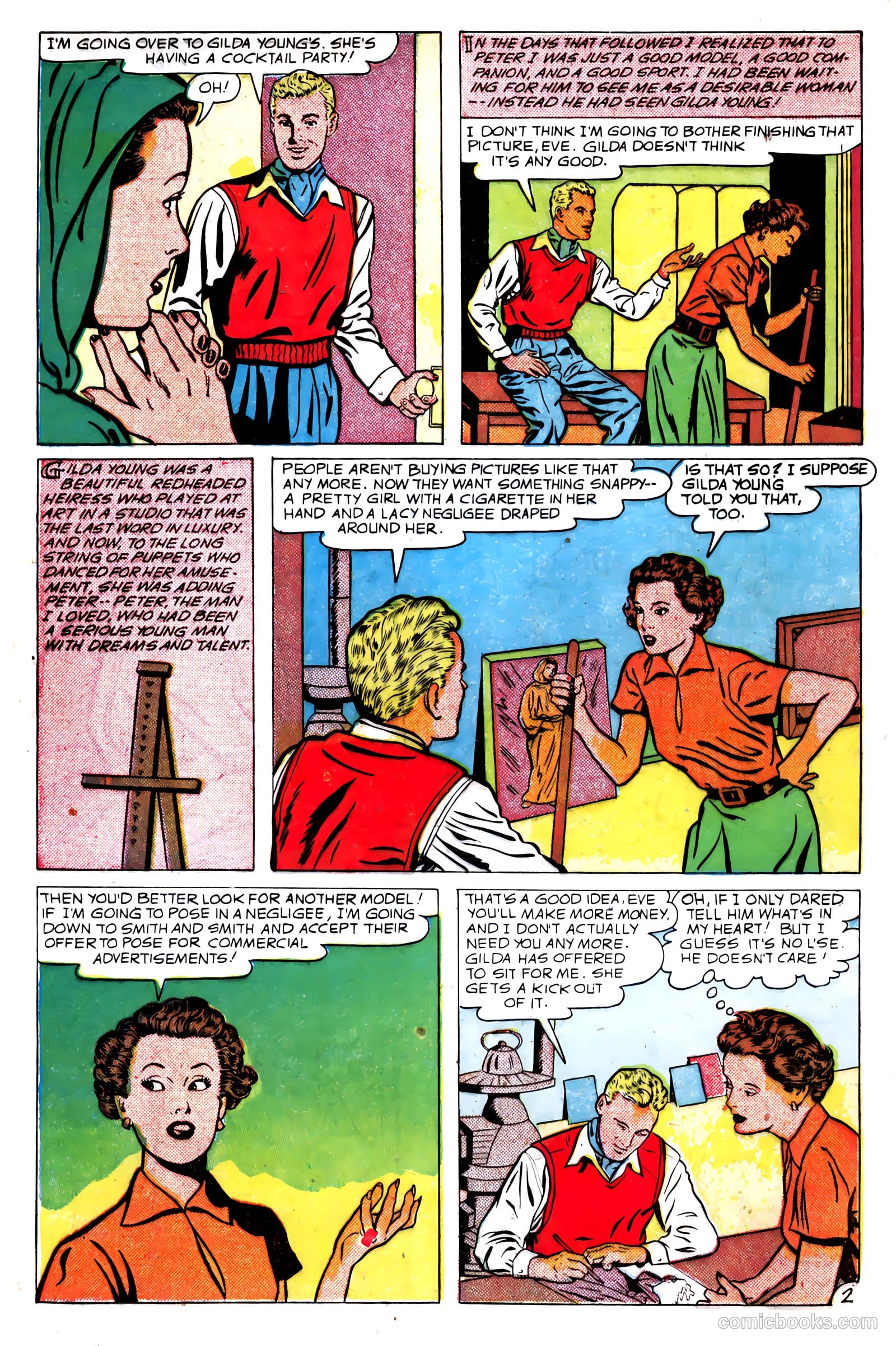 Glamorous Romances #49 (1950) — page 28 of 37