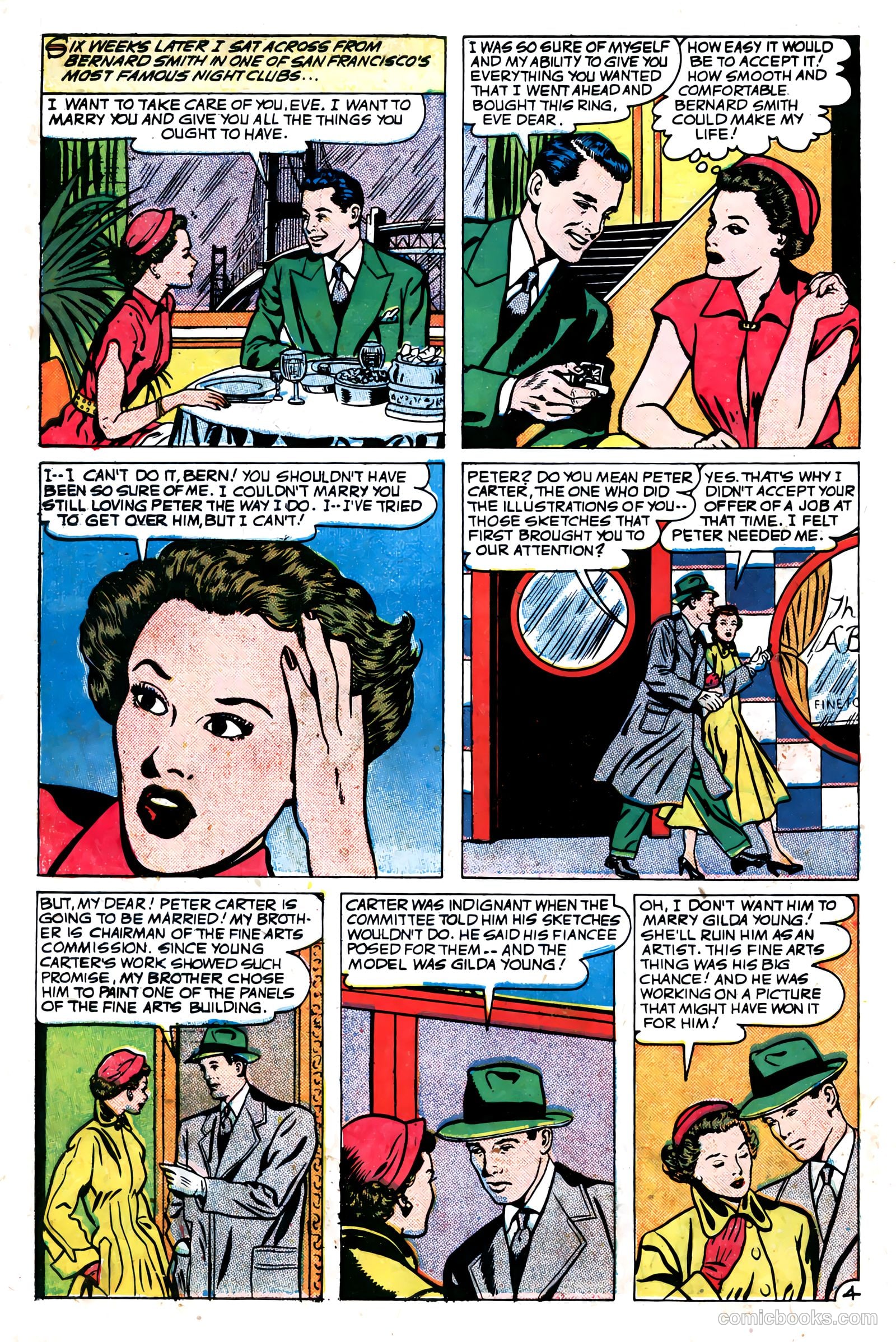Glamorous Romances #49 (1950) — page 30 of 37