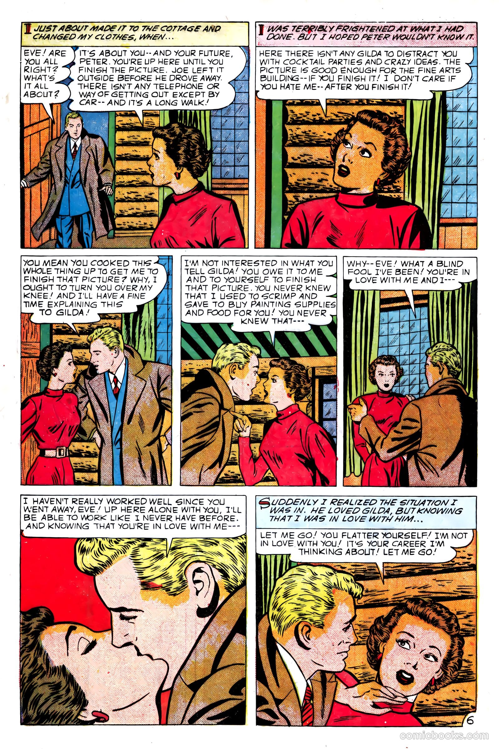Glamorous Romances #49 (1950) — page 32 of 37