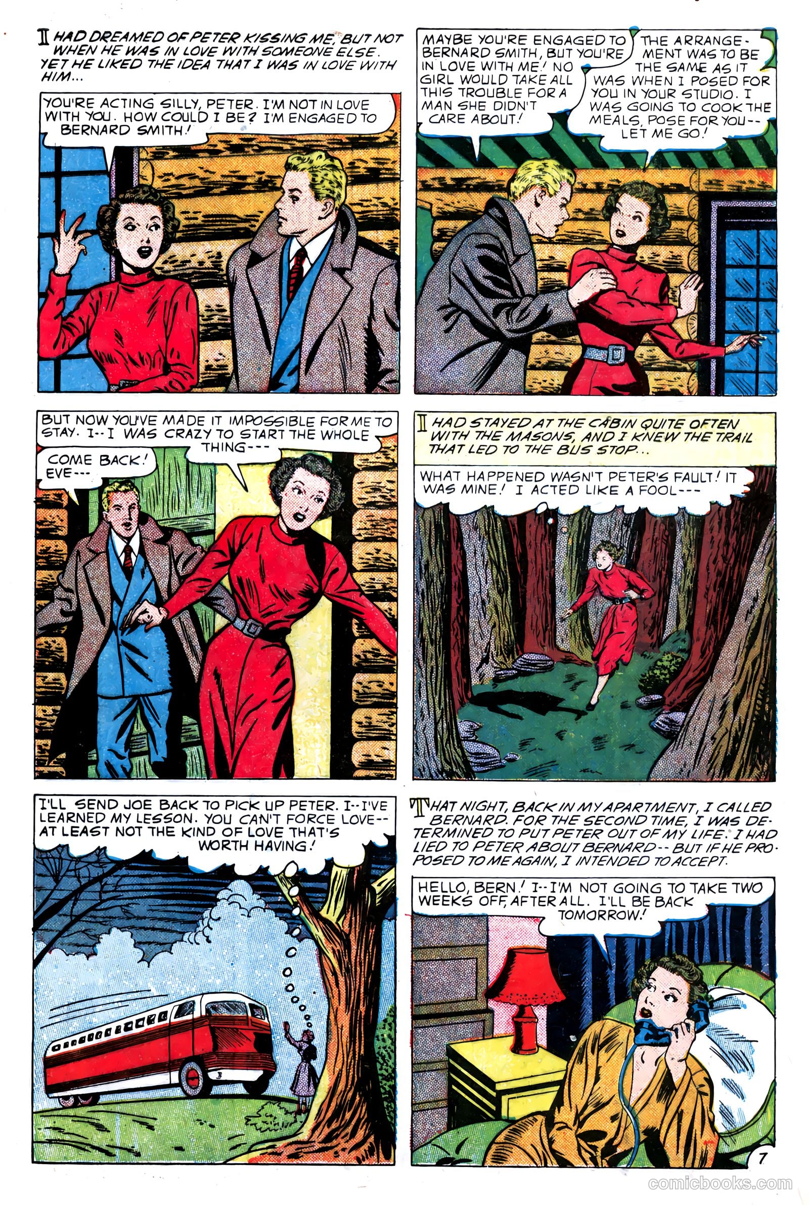 Glamorous Romances #49 (1950) — page 33 of 37