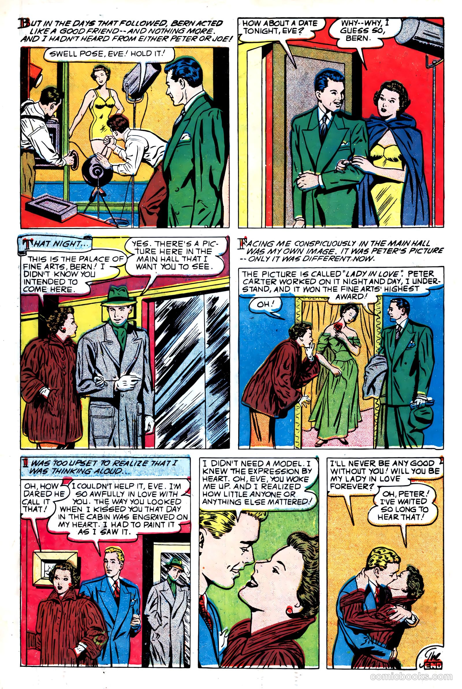Glamorous Romances #49 (1950) — page 34 of 37