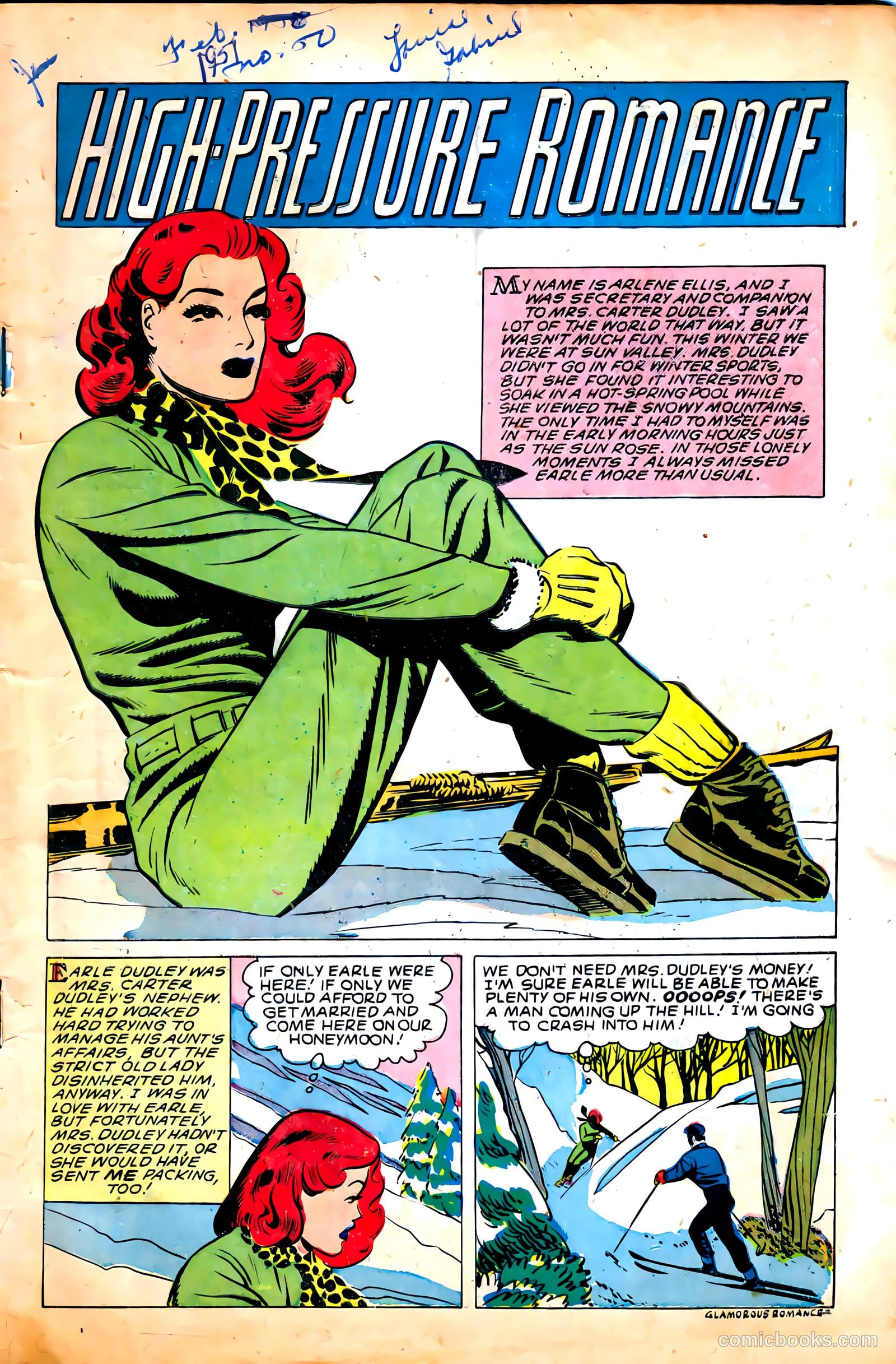 Glamorous Romances #50 (1951) — page 3 of 36
