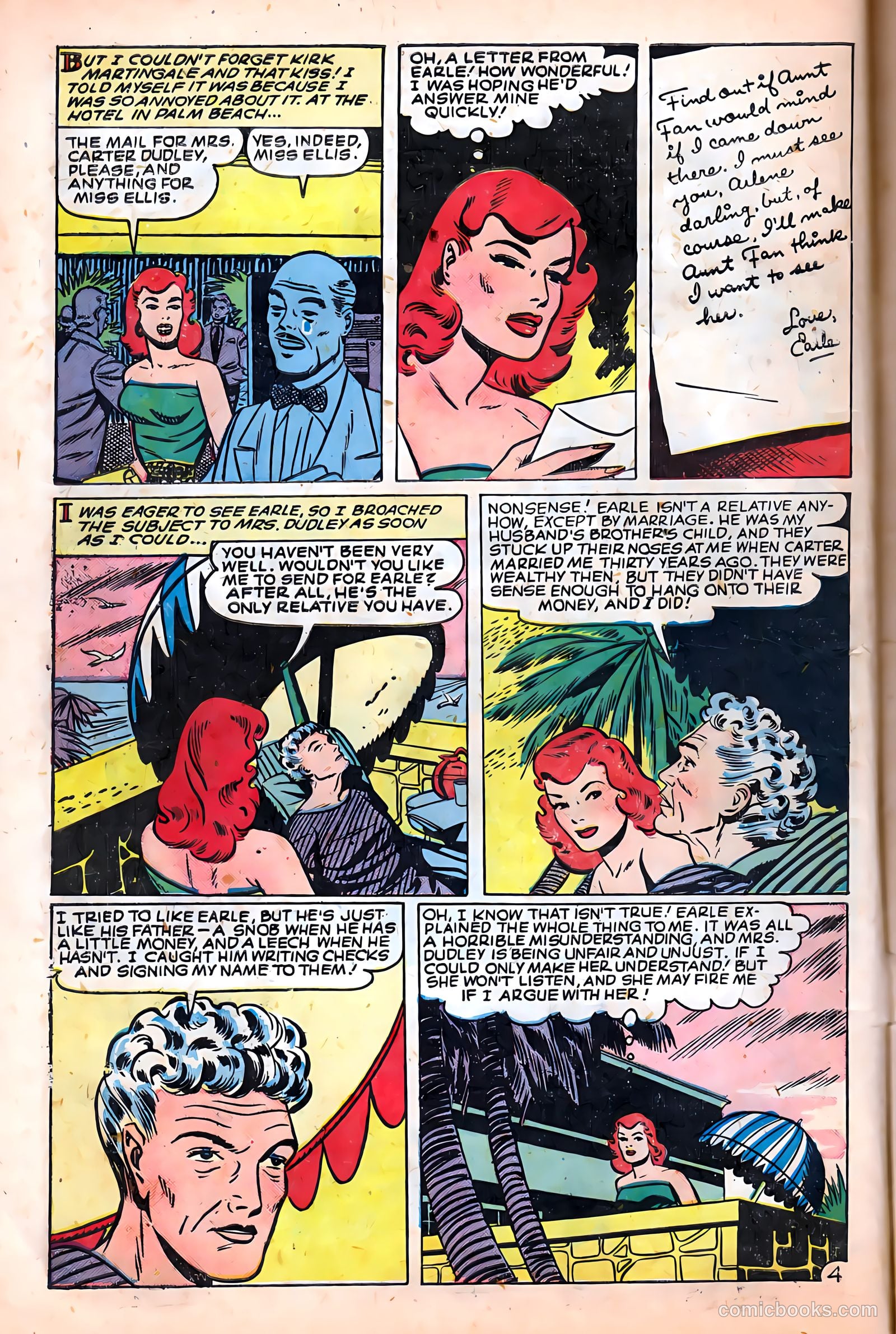 Glamorous Romances #50 (1951) — page 6 of 36