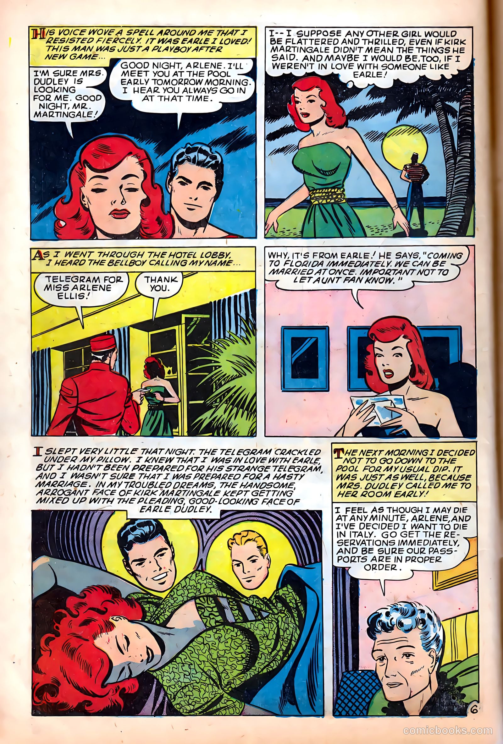 Glamorous Romances #50 (1951) — page 8 of 36