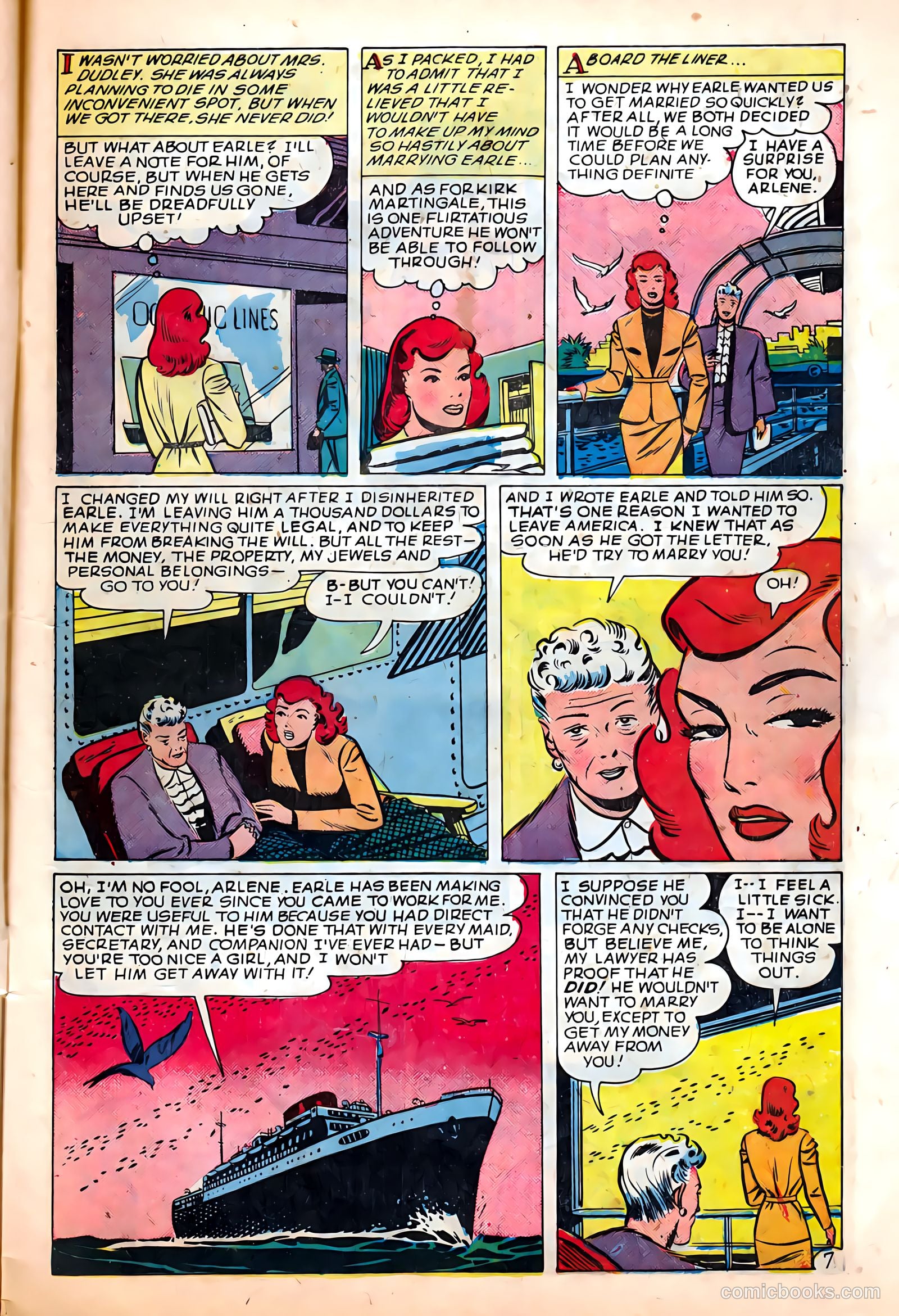 Glamorous Romances #50 (1951) — page 9 of 36
