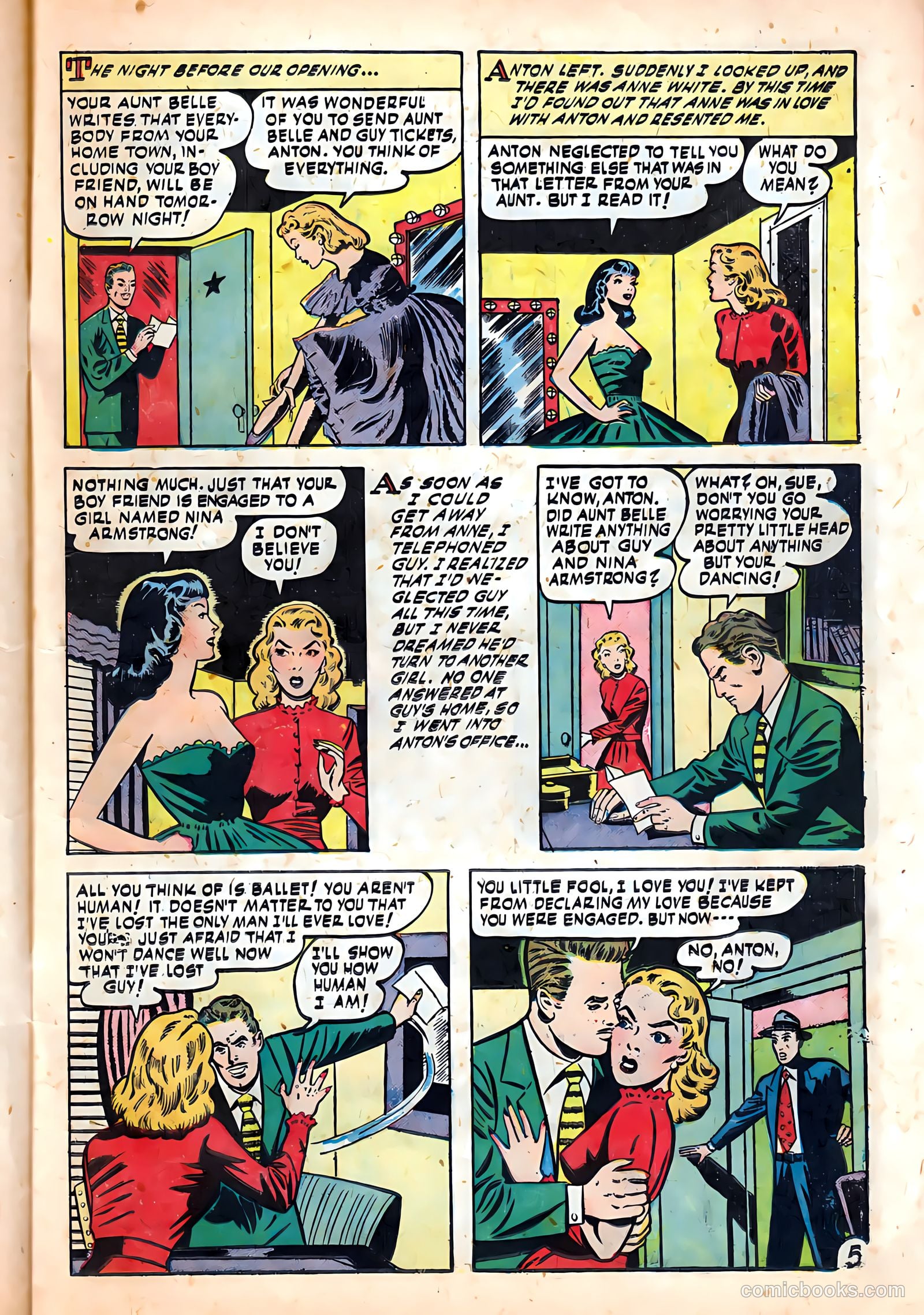 Glamorous Romances #50 (1951) — page 15 of 36