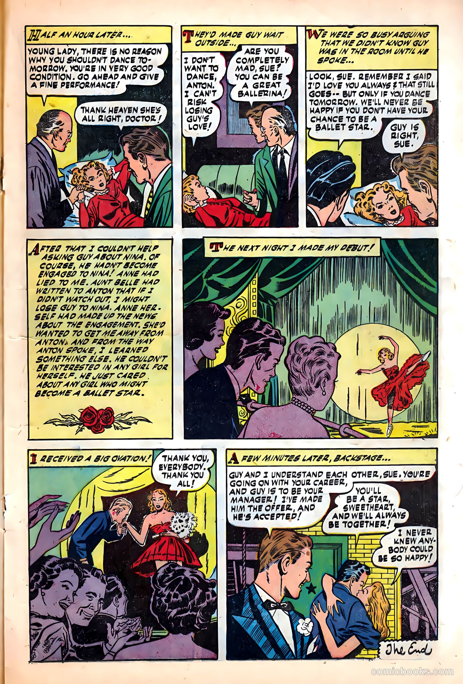 Glamorous Romances #50 (1951) — page 17 of 36