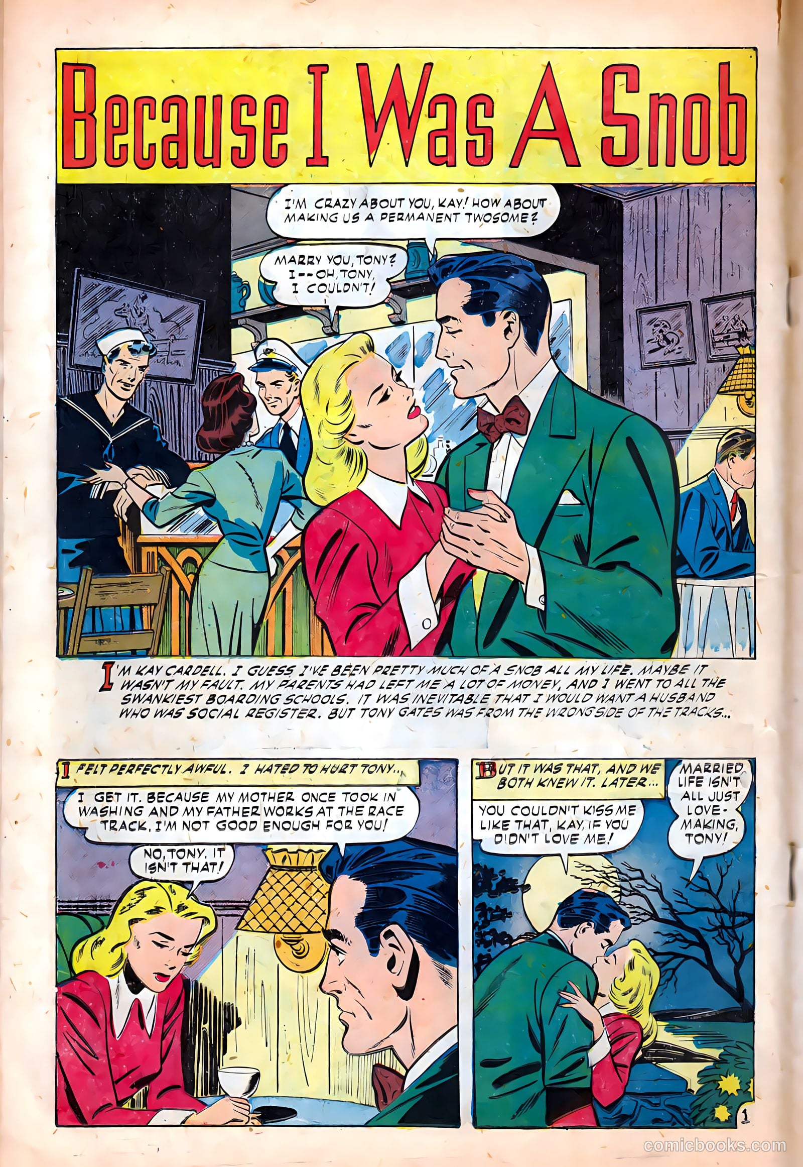 Glamorous Romances #50 (1951) — page 18 of 36