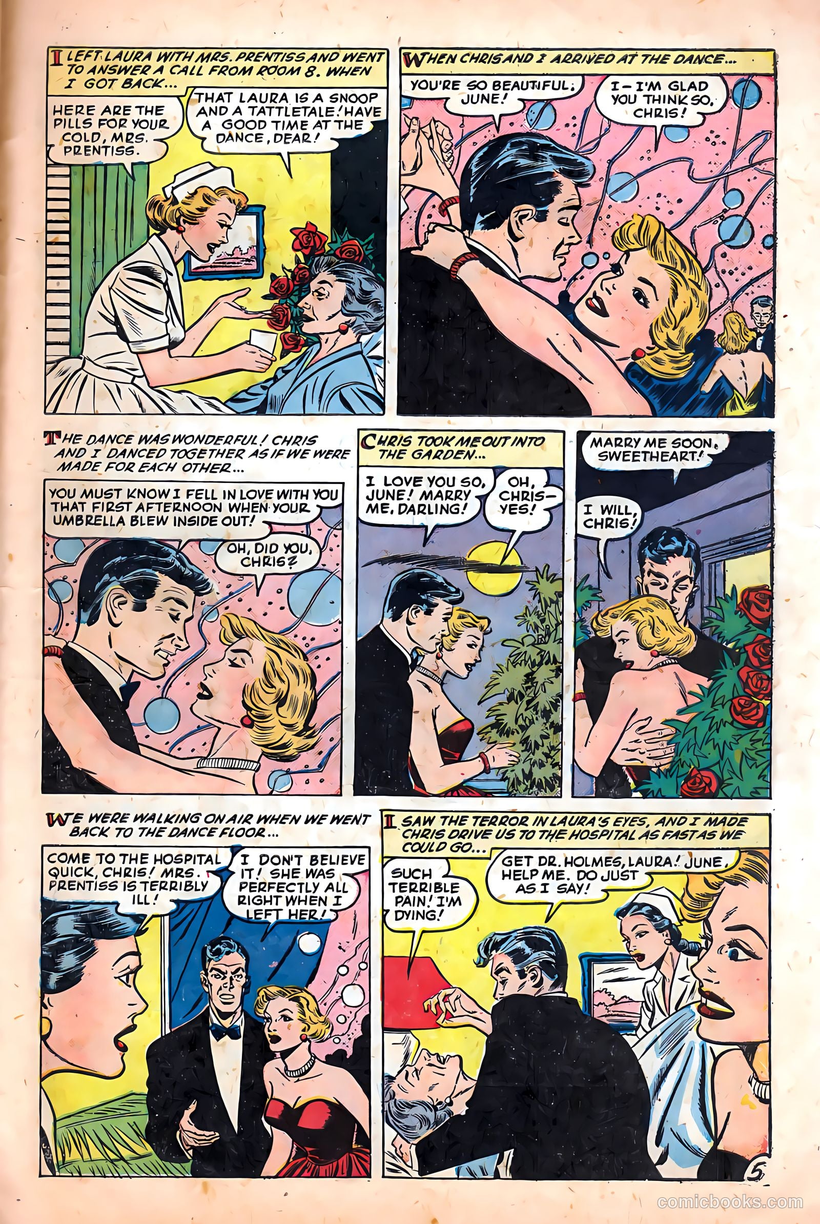 Glamorous Romances #50 (1951) — page 31 of 36