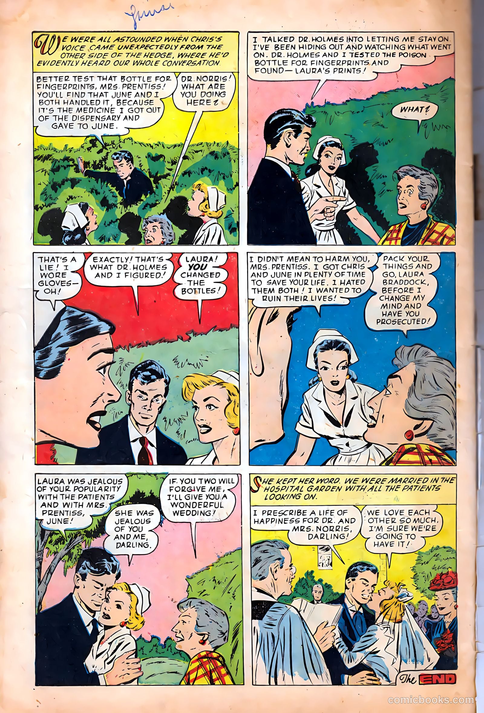 Glamorous Romances #50 (1951) — page 34 of 36