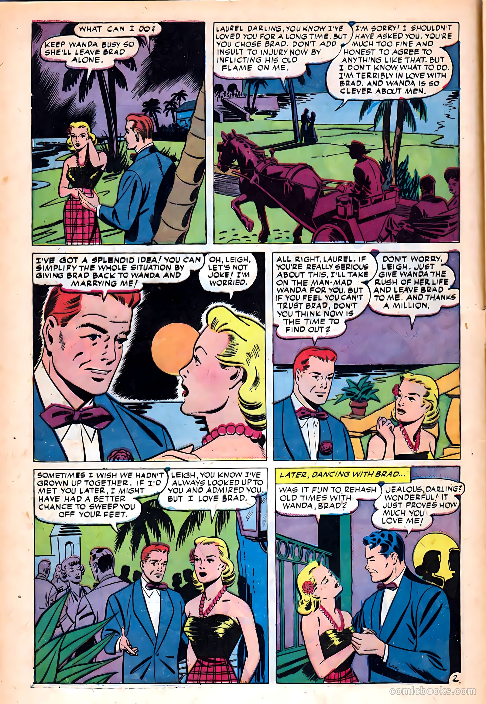 Glamorous Romances #51 (1951) — page 4 of 37