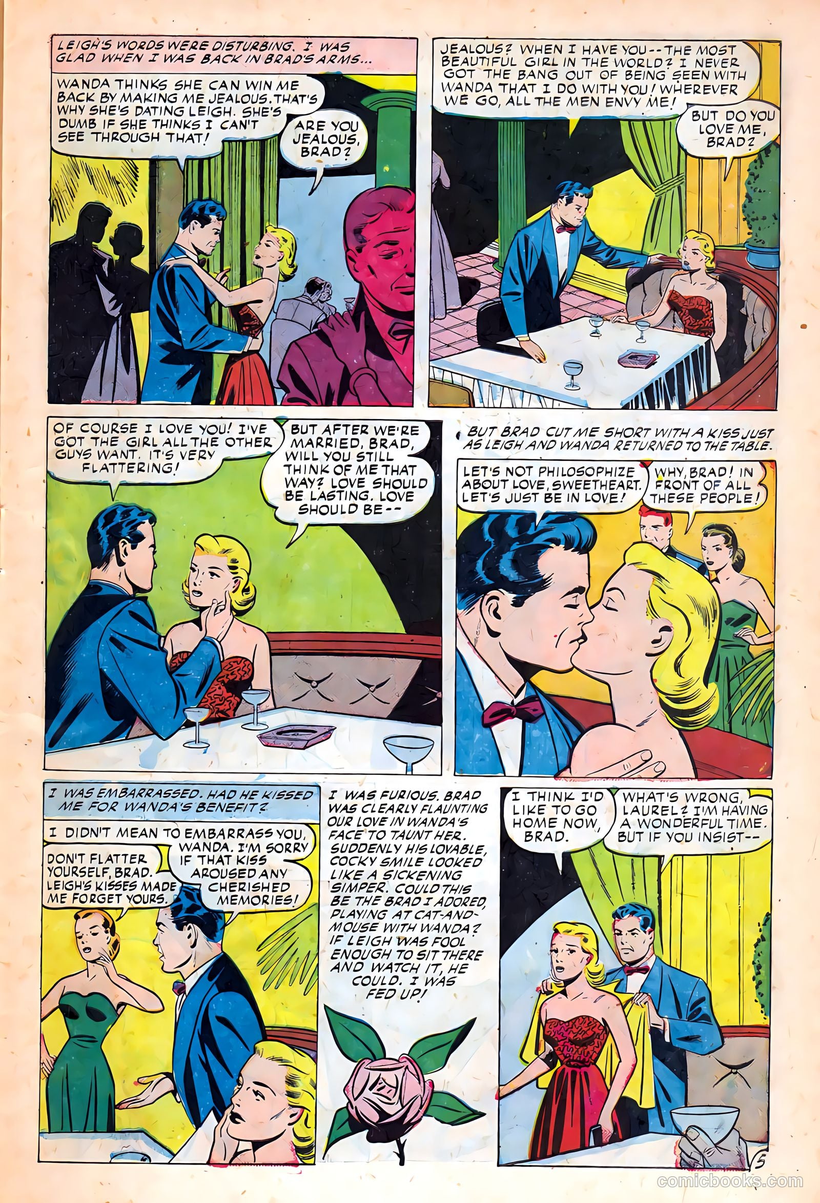 Glamorous Romances #51 (1951) — page 7 of 37