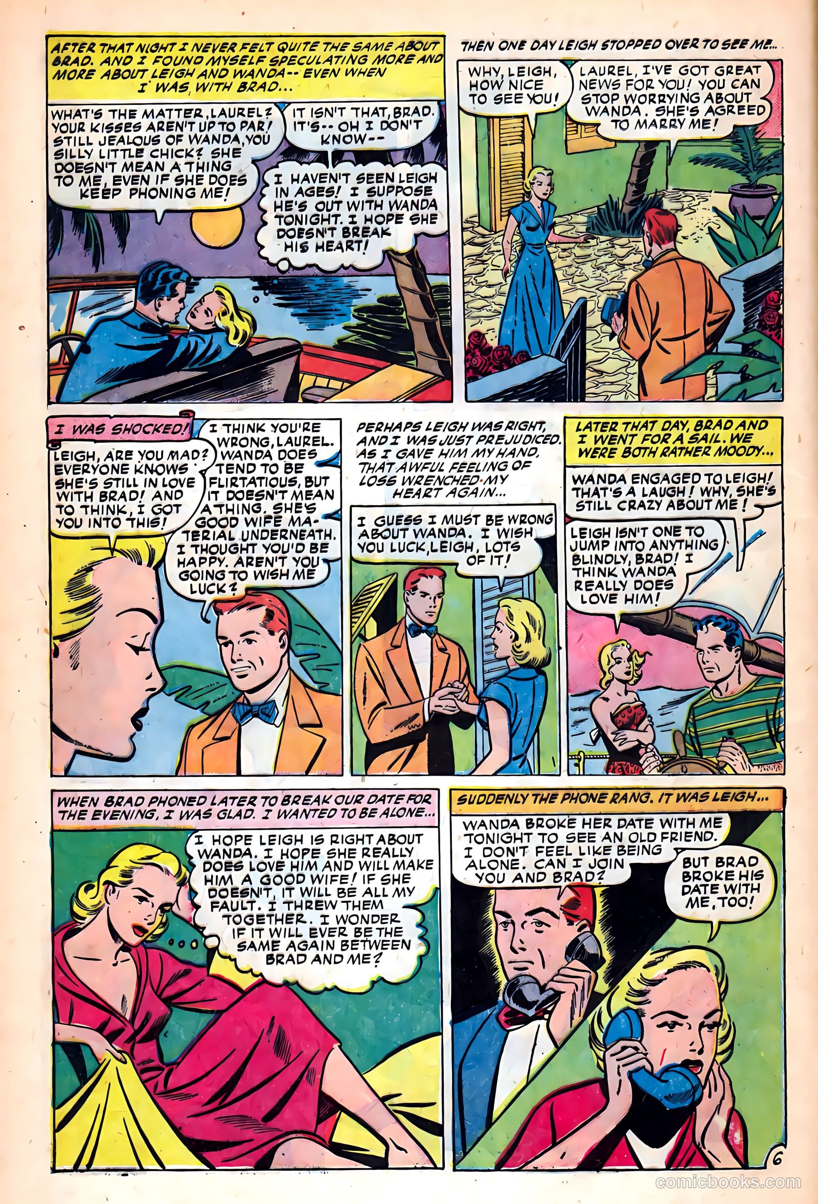 Glamorous Romances #51 (1951) — page 8 of 37