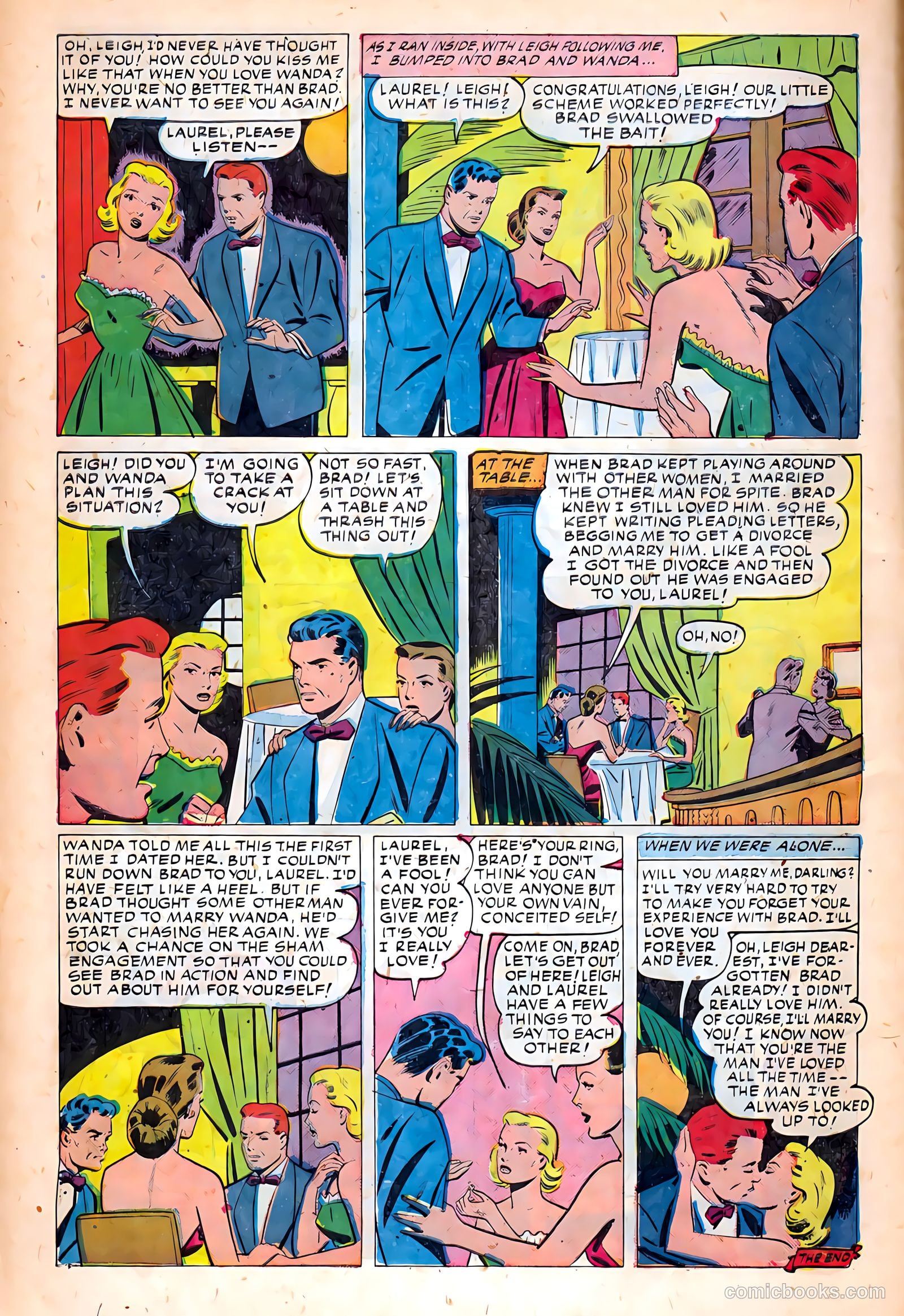 Glamorous Romances #51 (1951) — page 10 of 37