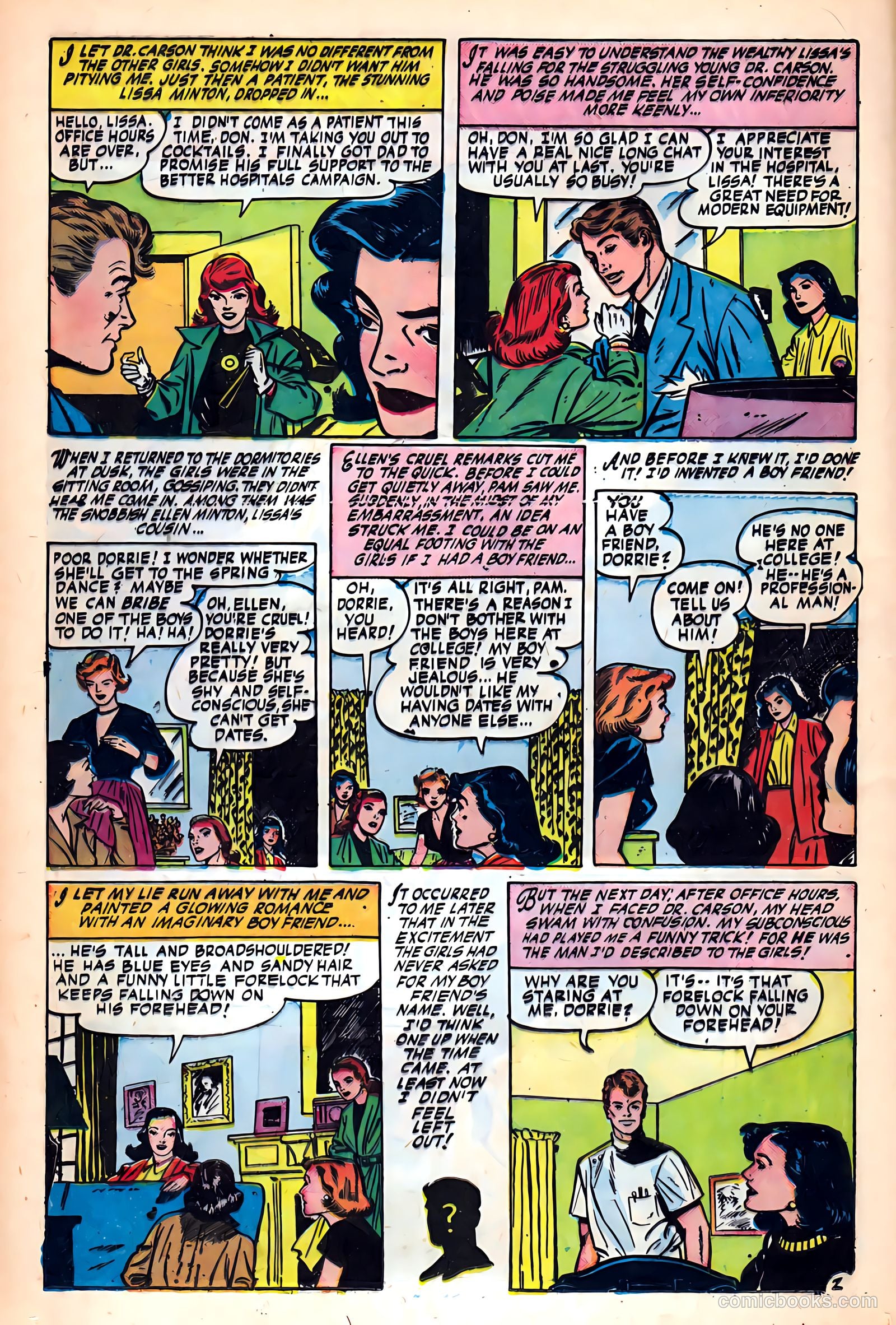 Glamorous Romances #51 (1951) — page 12 of 37