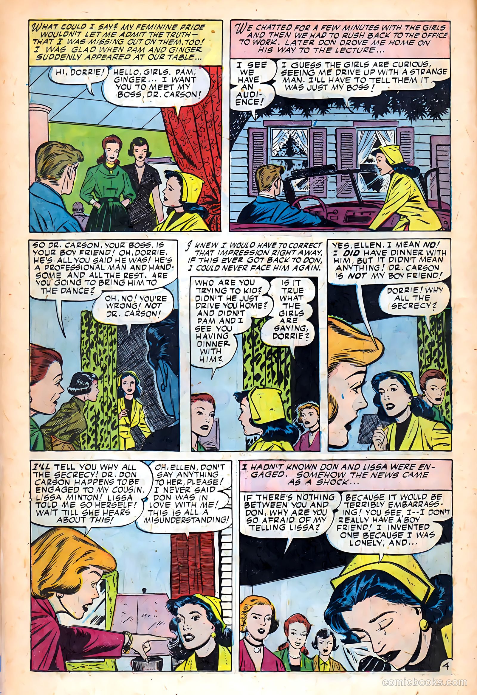 Glamorous Romances #51 (1951) — page 14 of 37