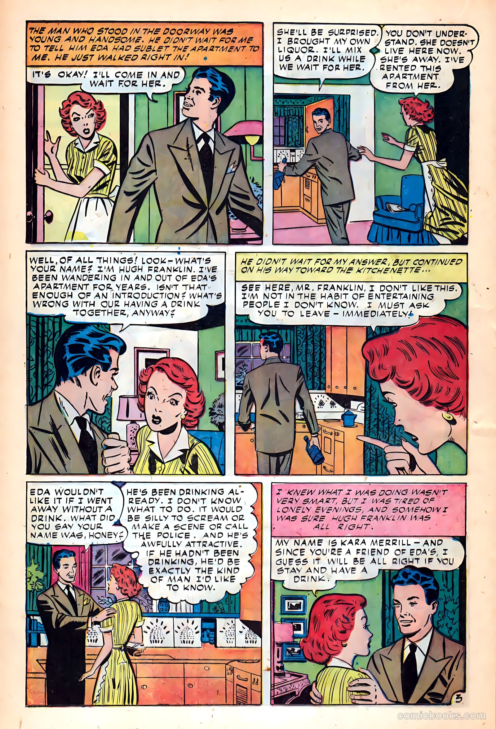 Glamorous Romances #51 (1951) — page 20 of 37