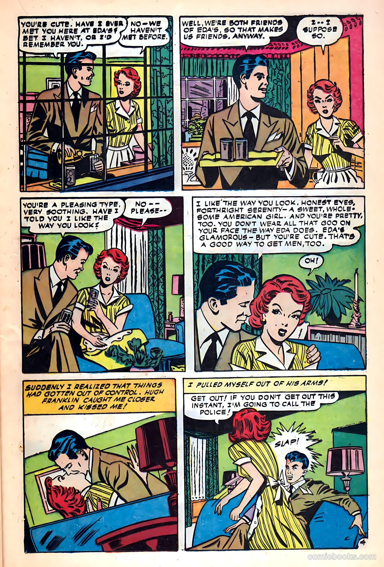 Glamorous Romances #51 (1951) — page 21 of 37